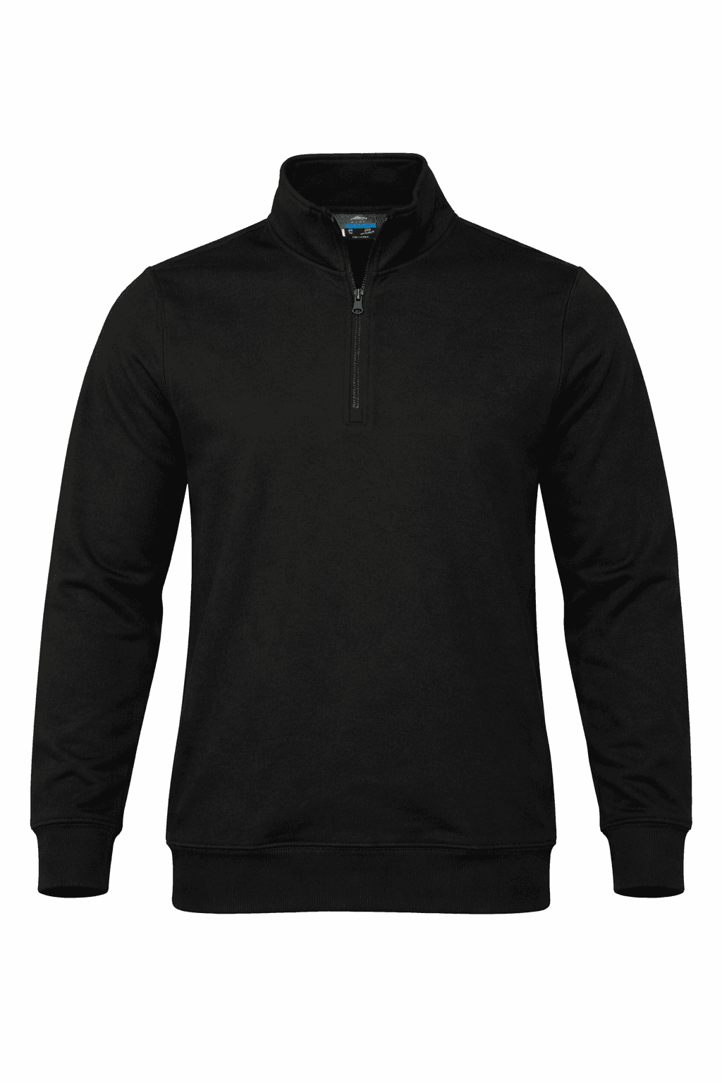 MAWSON KIDS 1/4 ZIP SWEATER - 3534 — BLACK
