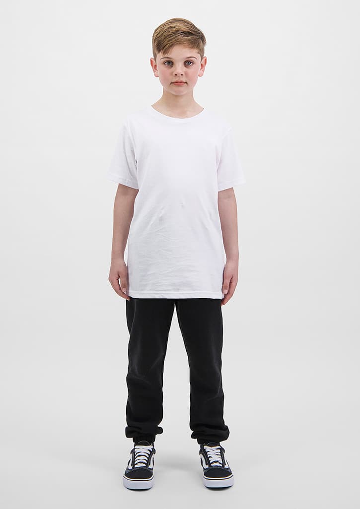 Basis Kids Track Pant — Black