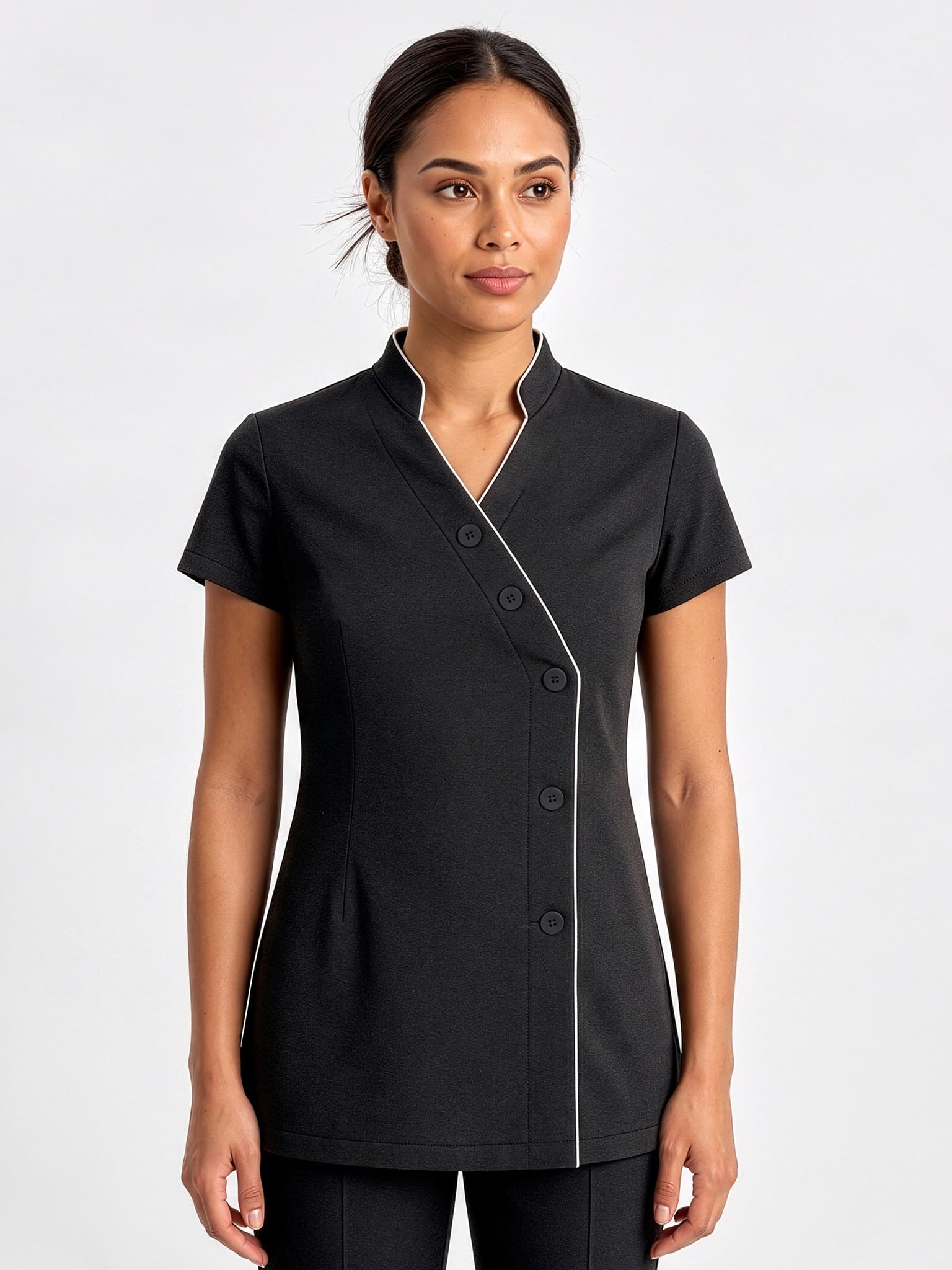 Zen Womens Tunic — Black