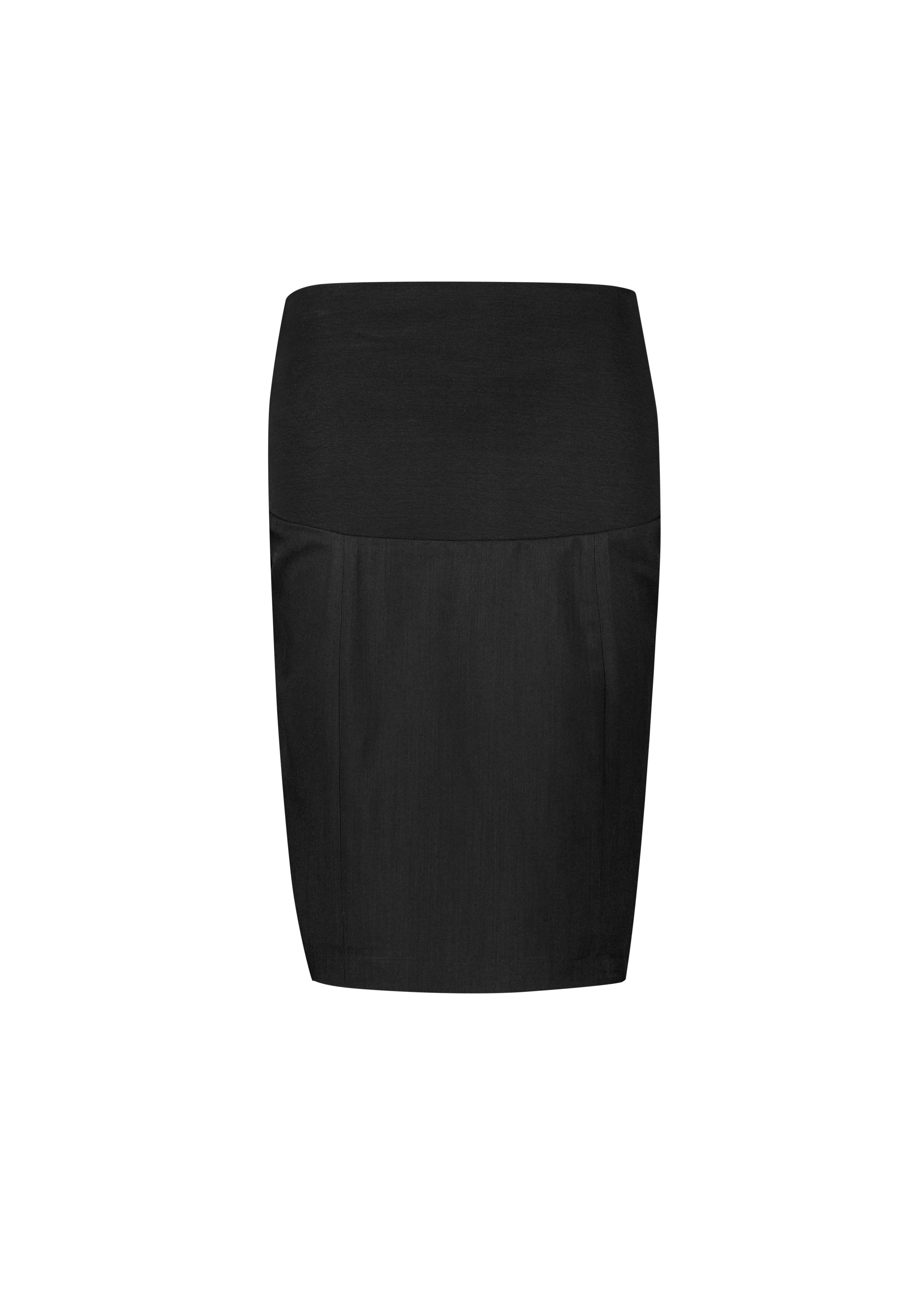 Cool Stretch Womens Maternity Skirt — Black