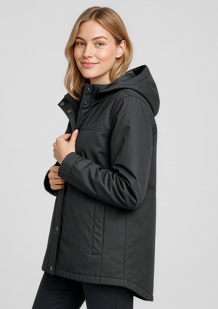 Melbourne Womens Comfort Jacket — Black