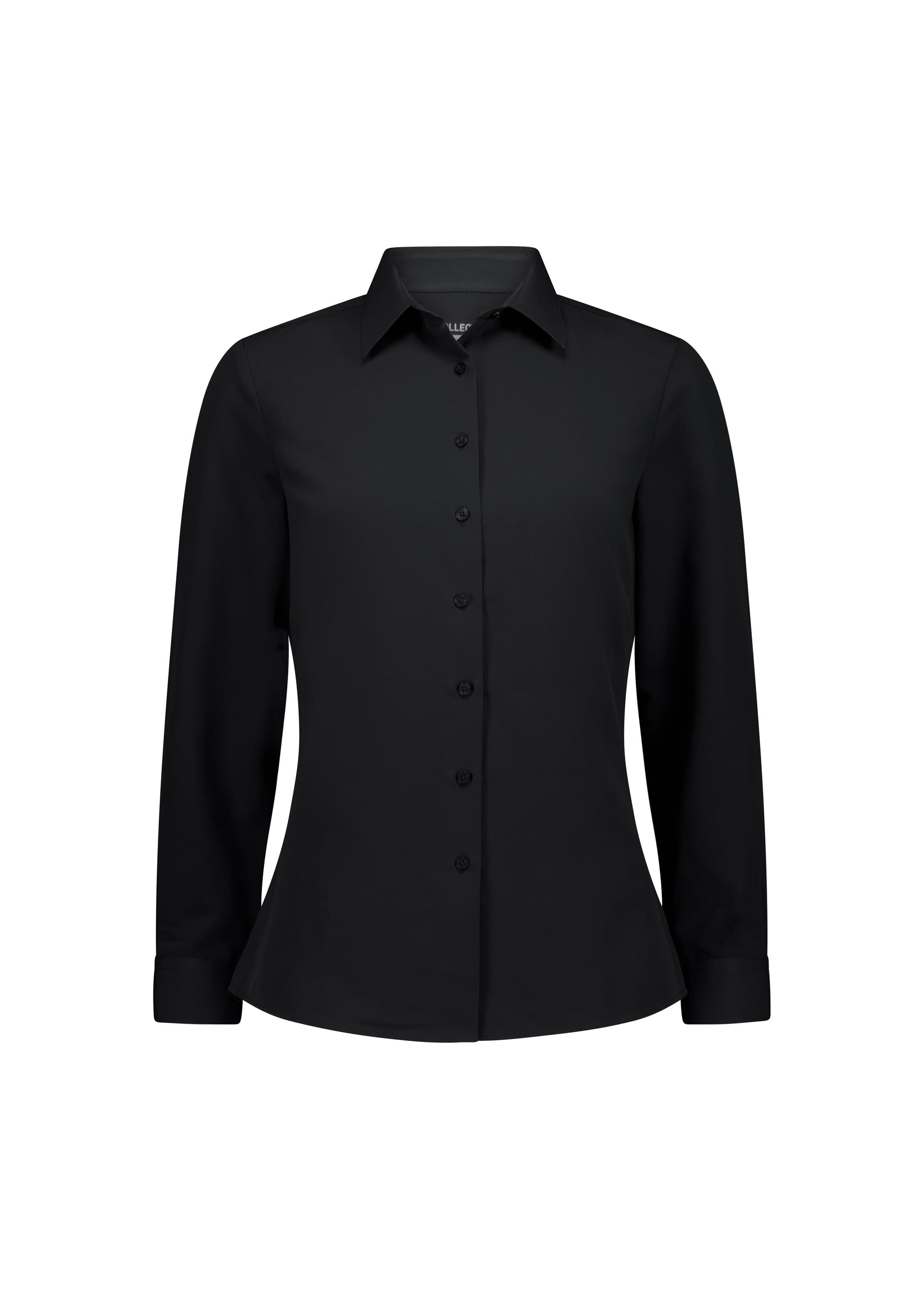 Quick Dry Movement Womens Long Sleeve Shirt — Black