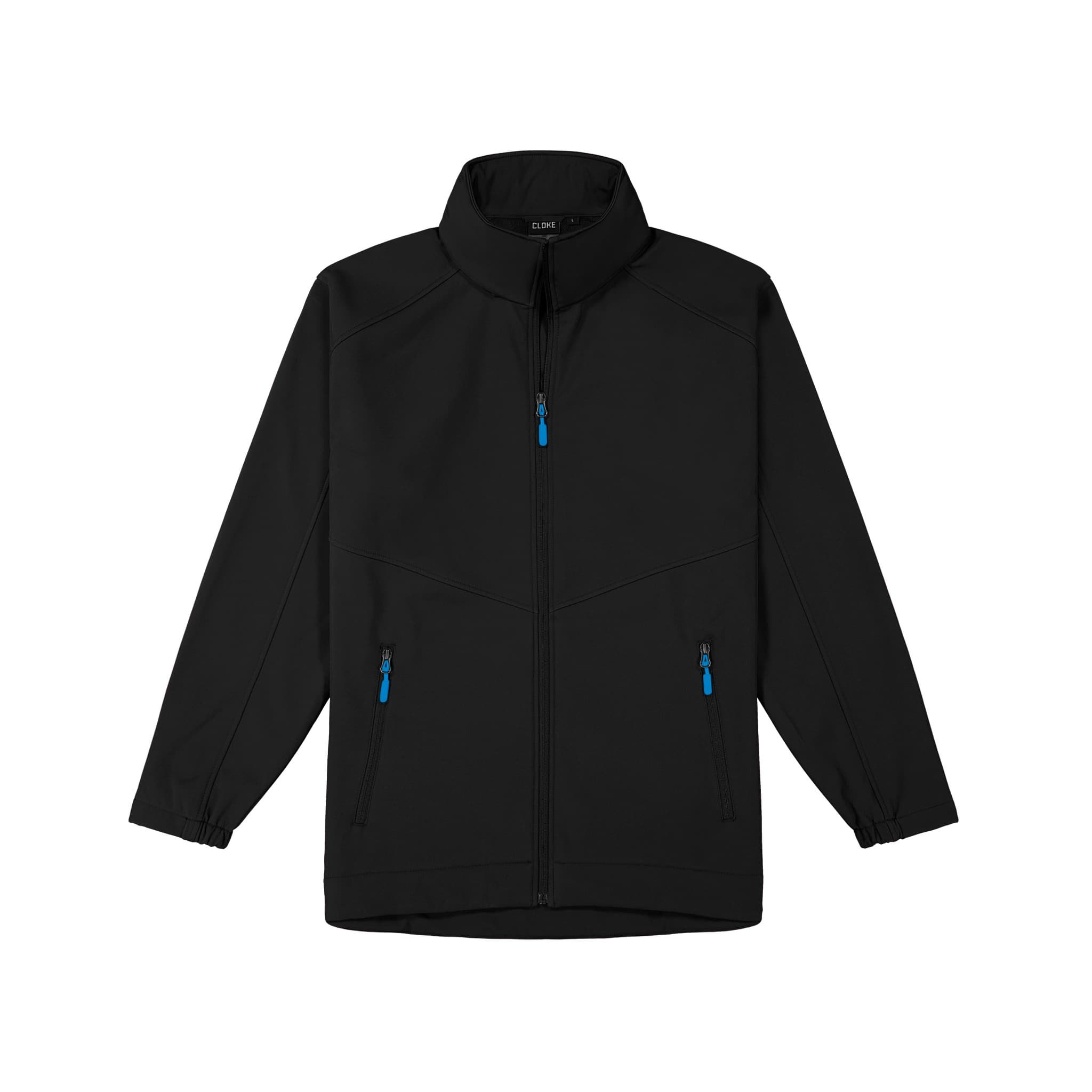Aspiring Jkt - Contrast Zip Pulls — Black/Aqua