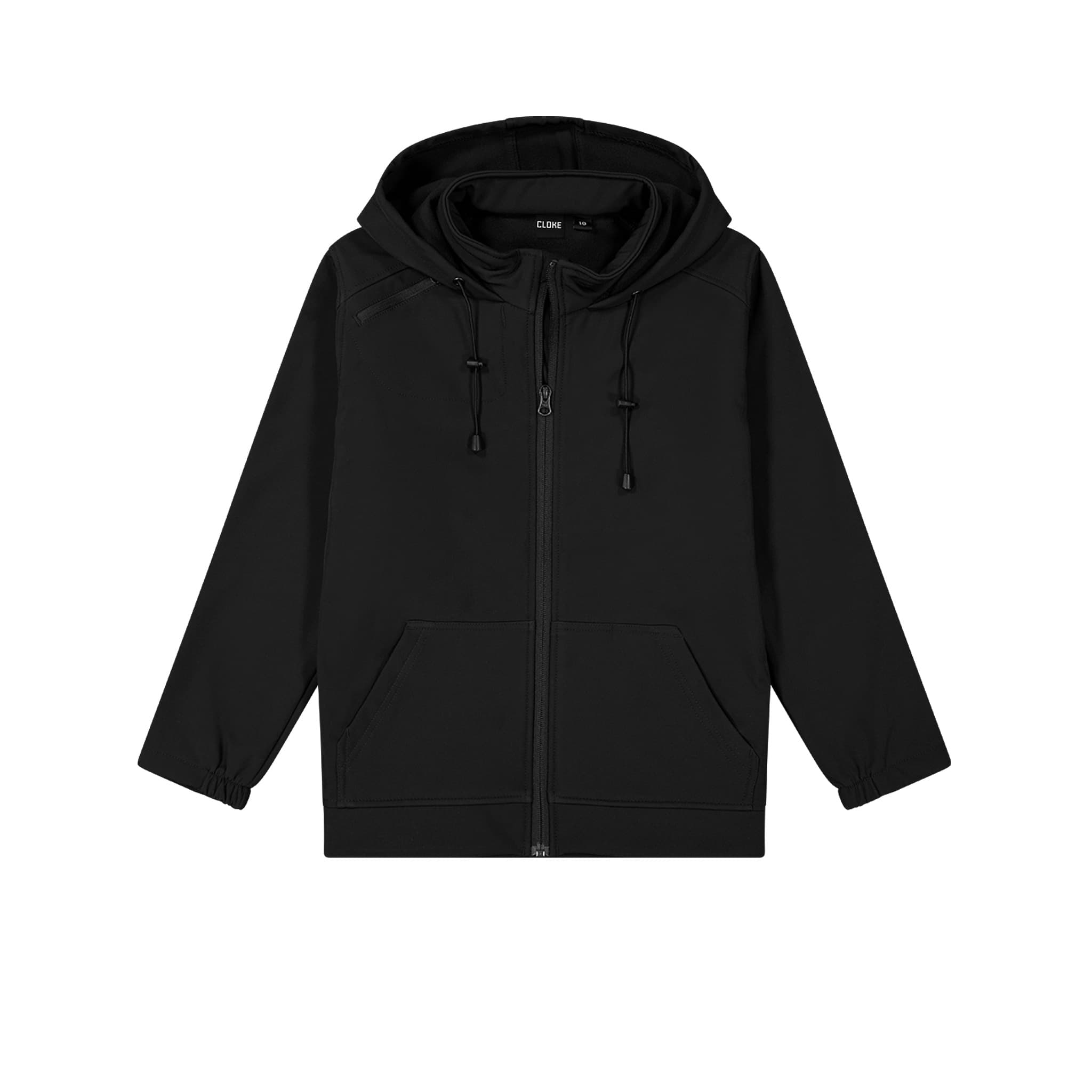 Tutoko Softshell Hoodie - Kids — Black