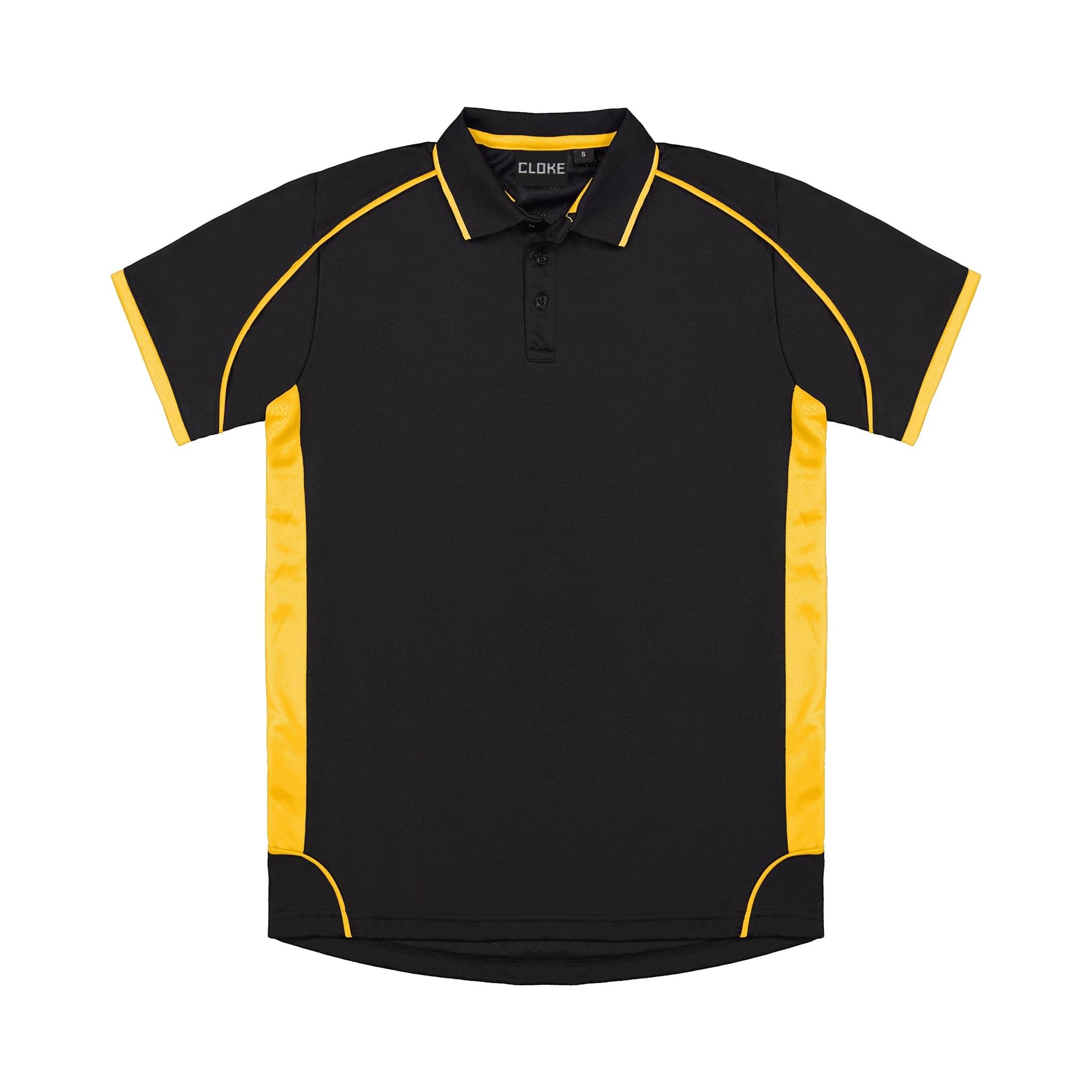 Matchpace Polo - Kids — Black/Gold