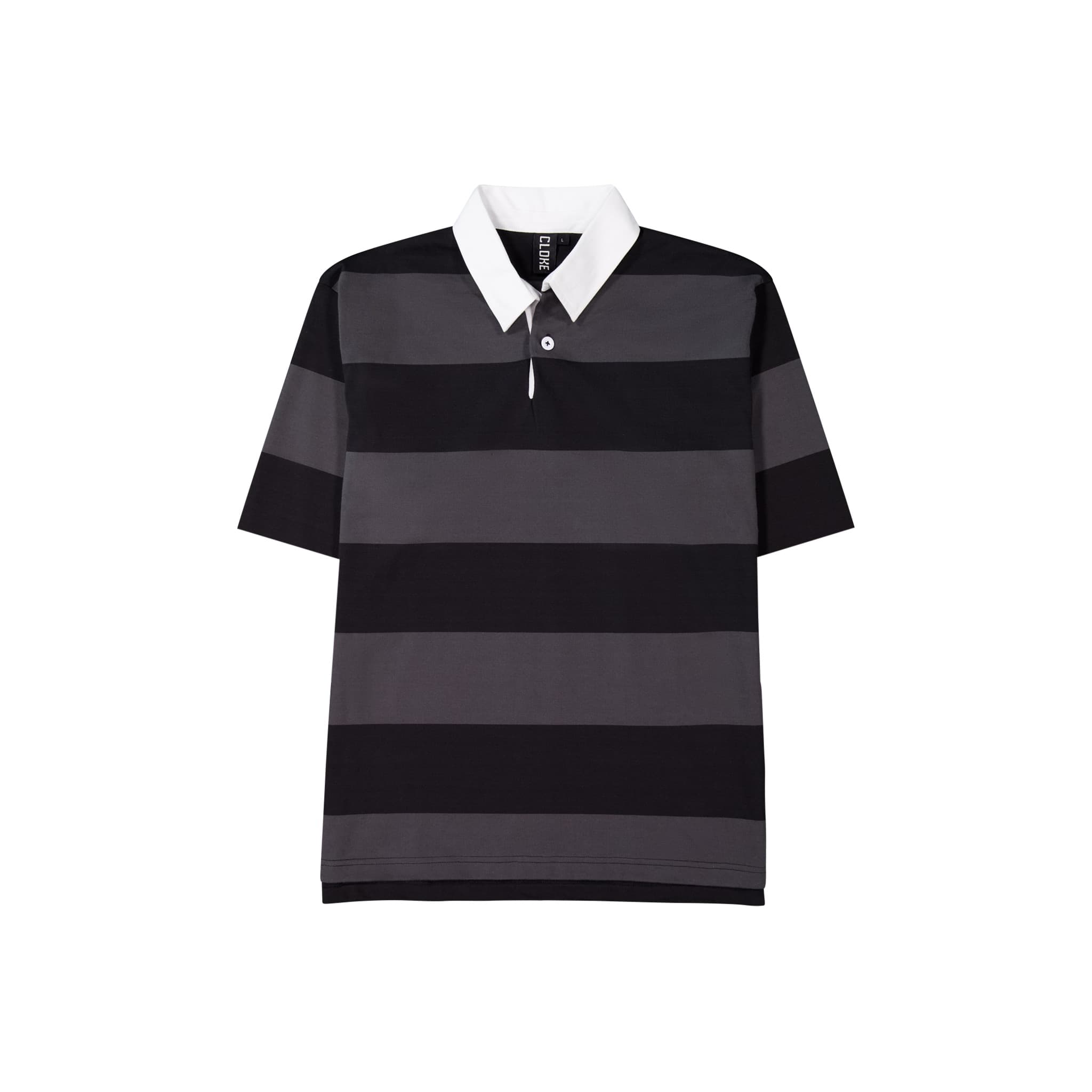 Short-Sleeved Rugby Jersey — Black
