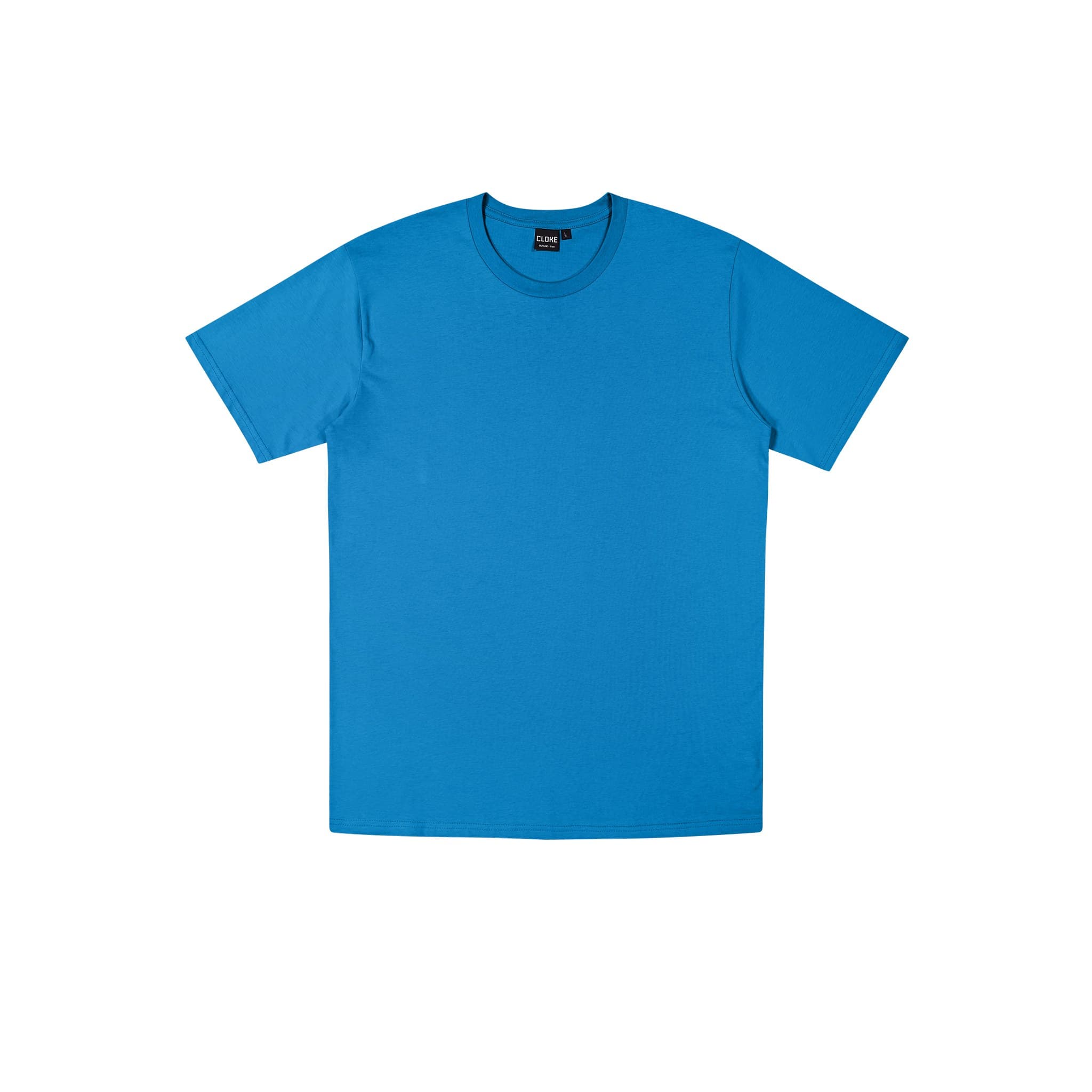 Outline Tee - Mens — Aqua
