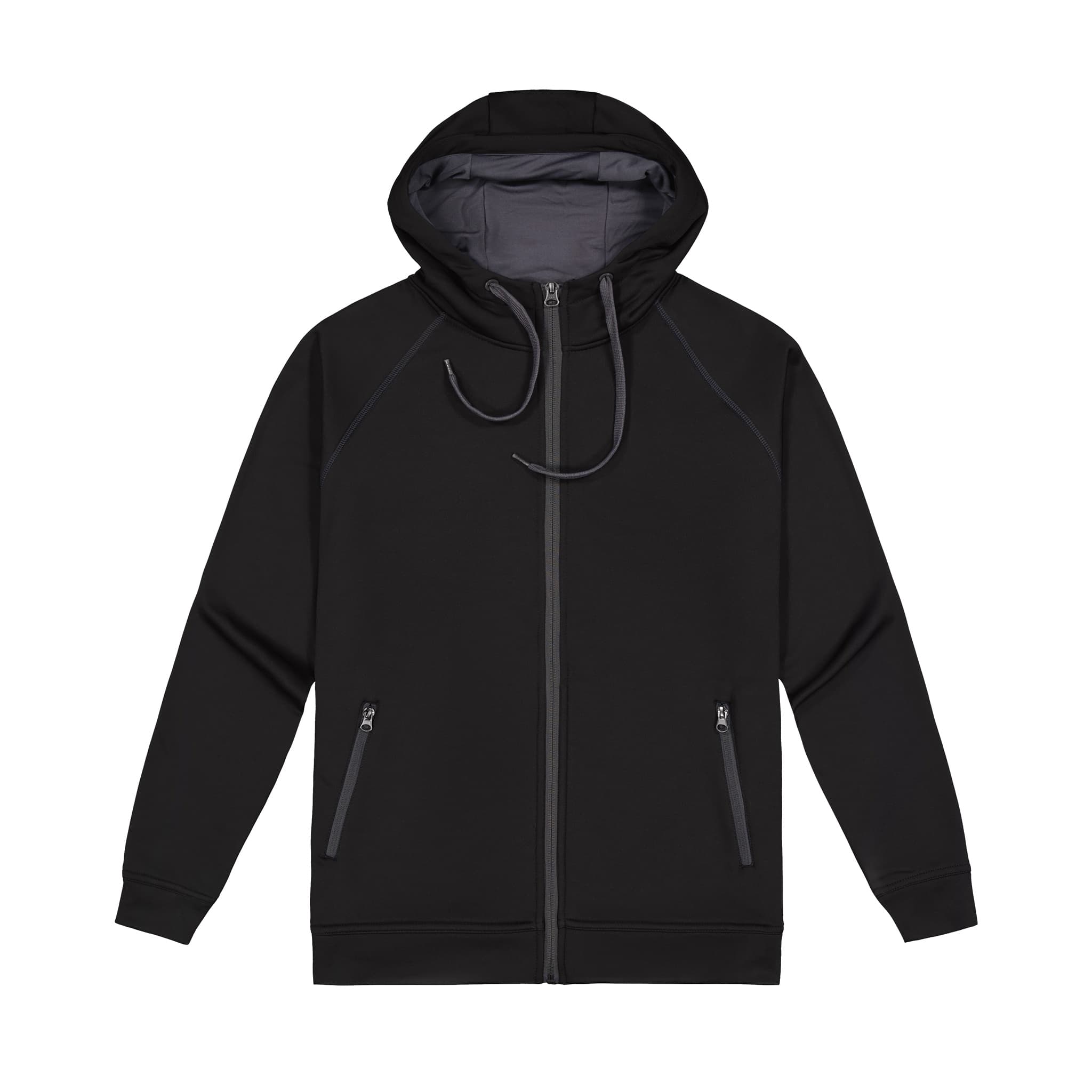 XT Performance Zip Hoodie - Kids — Black/Grey