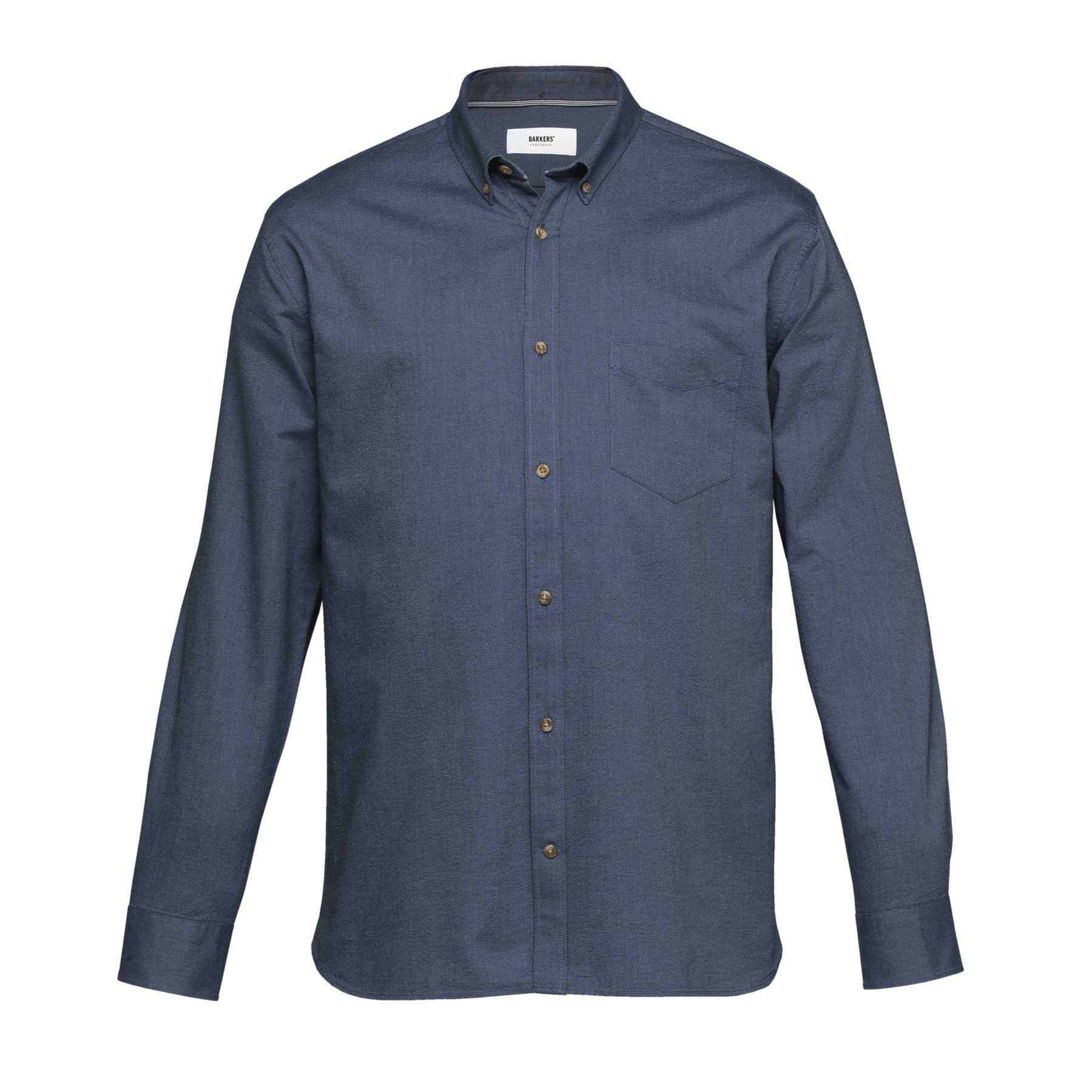 Barkers Corporate Brooklyn Shirt – Mens — Denim Marl