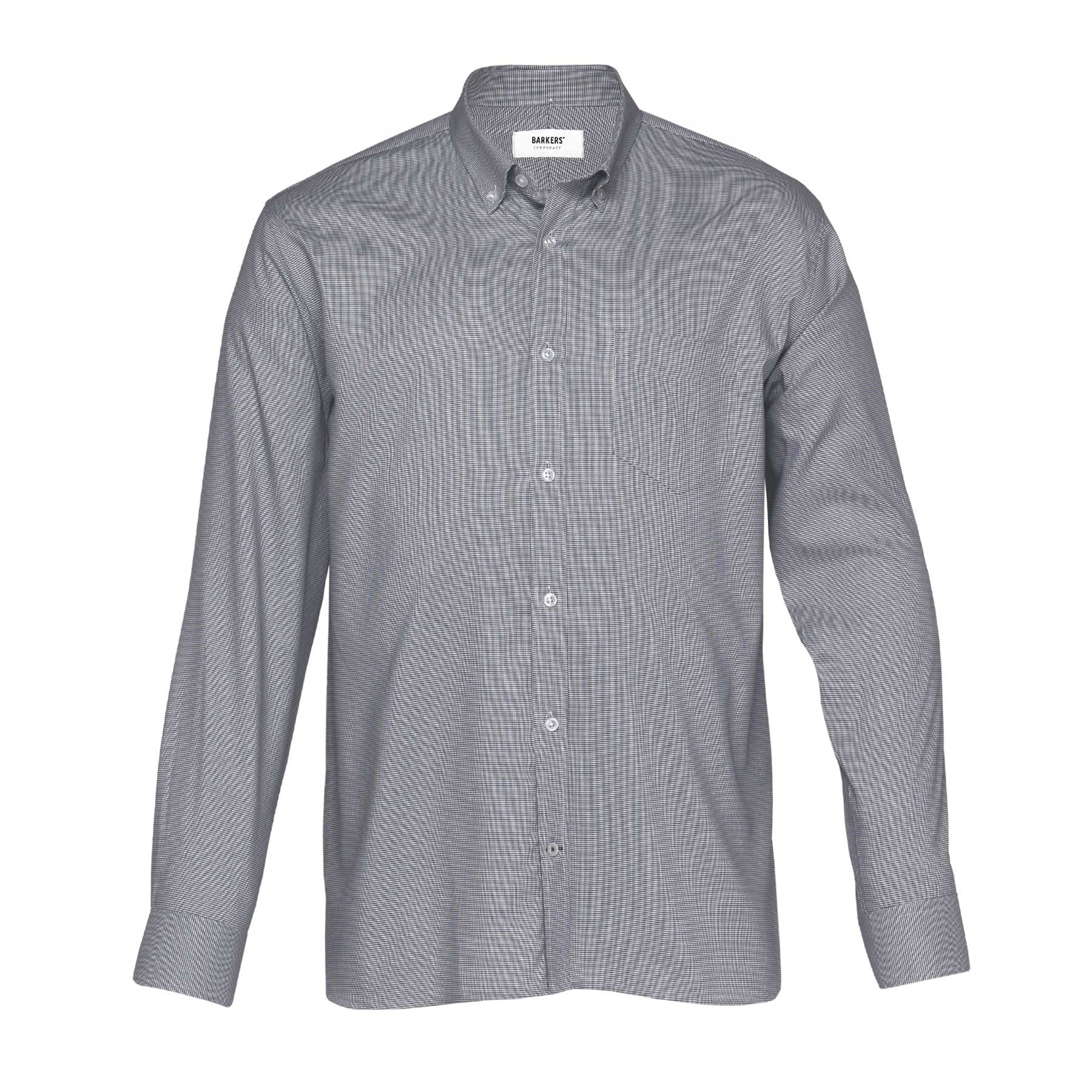 Barkers Corporate Norfolk Shirt – Mens — Grey