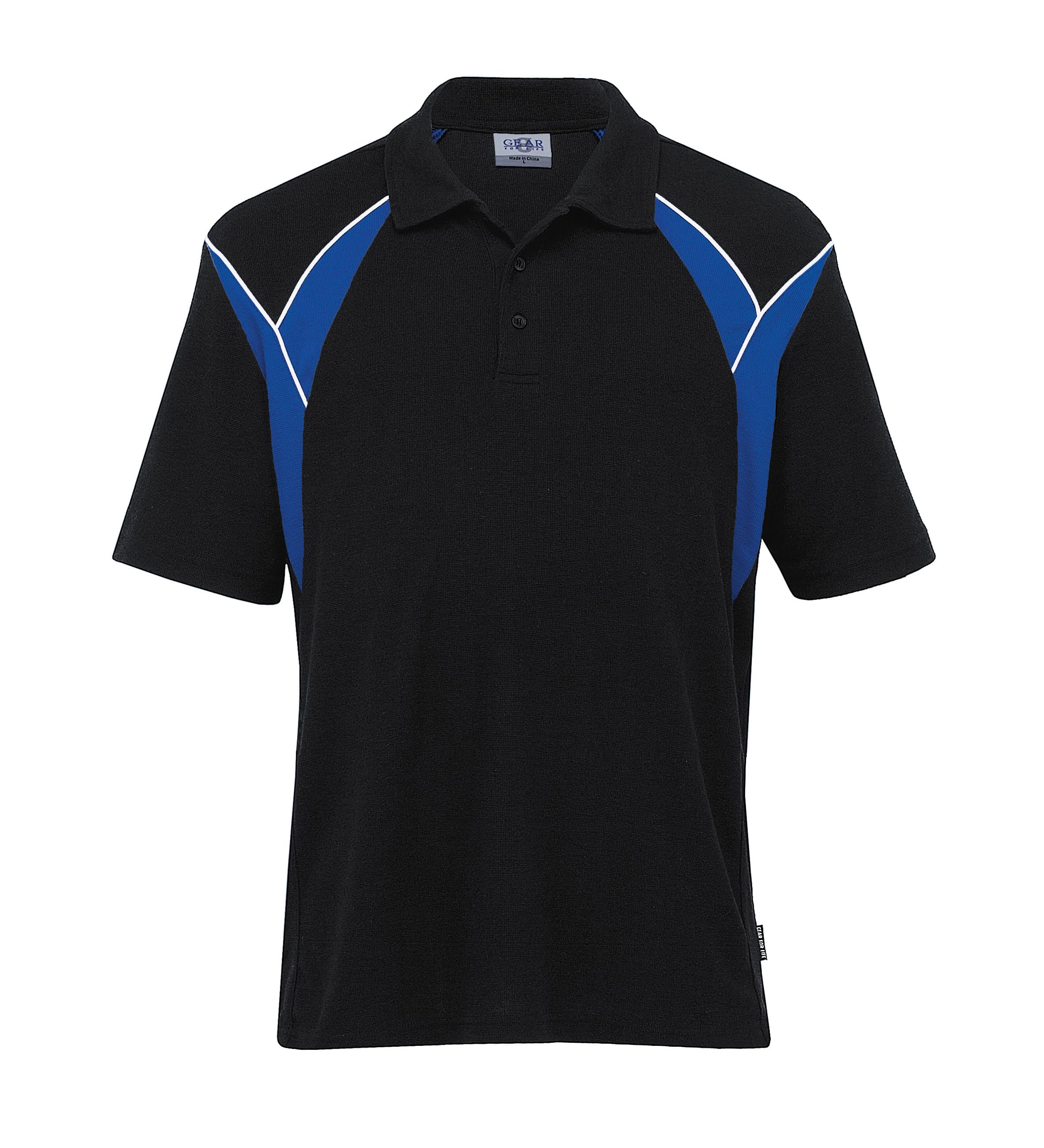 Victory Polo — Black/Gold/White