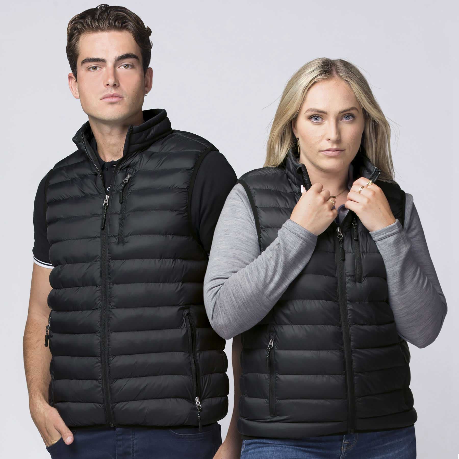 smpli Glide Baffle Vest — Black
