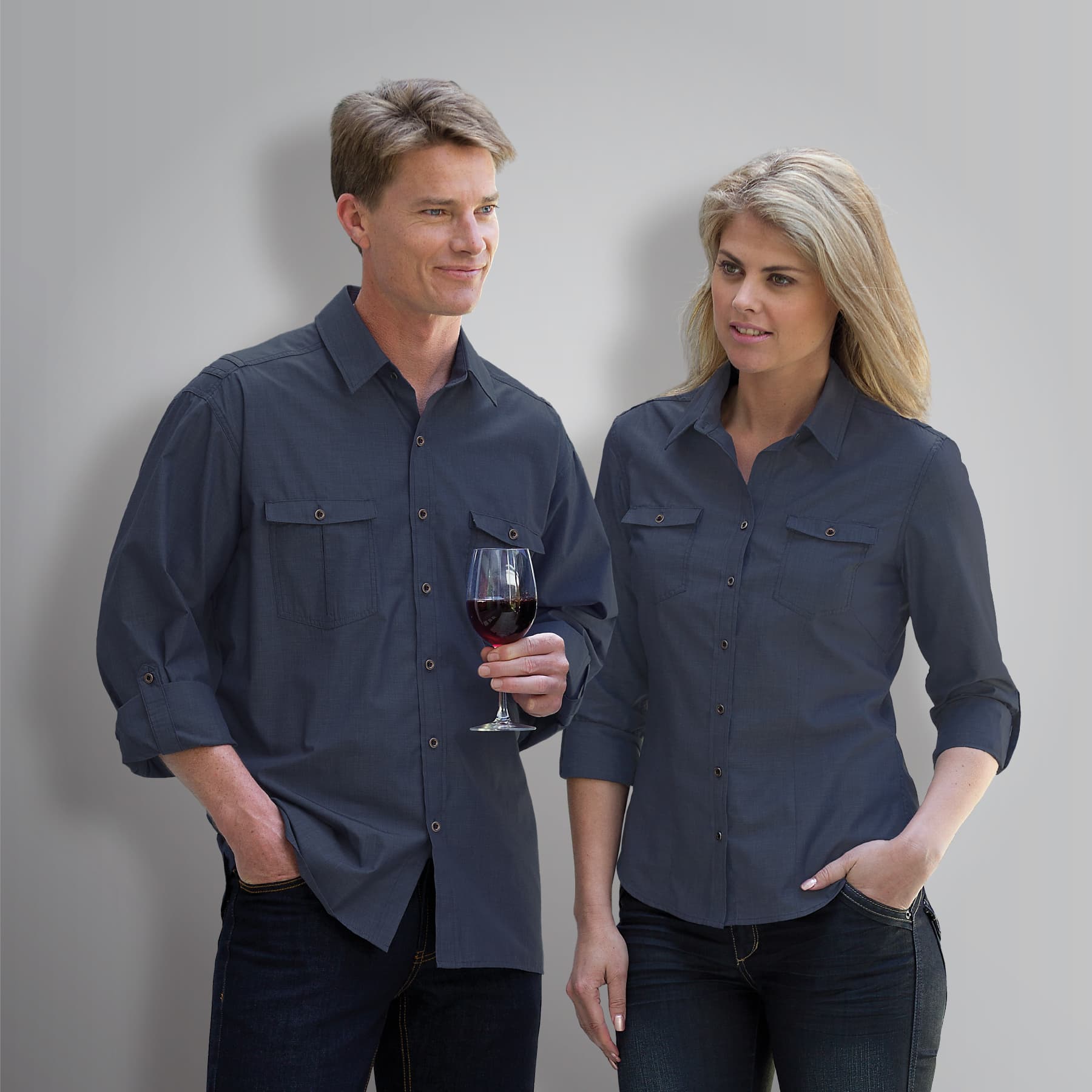 The Grange Shirt - Mens — Indigo