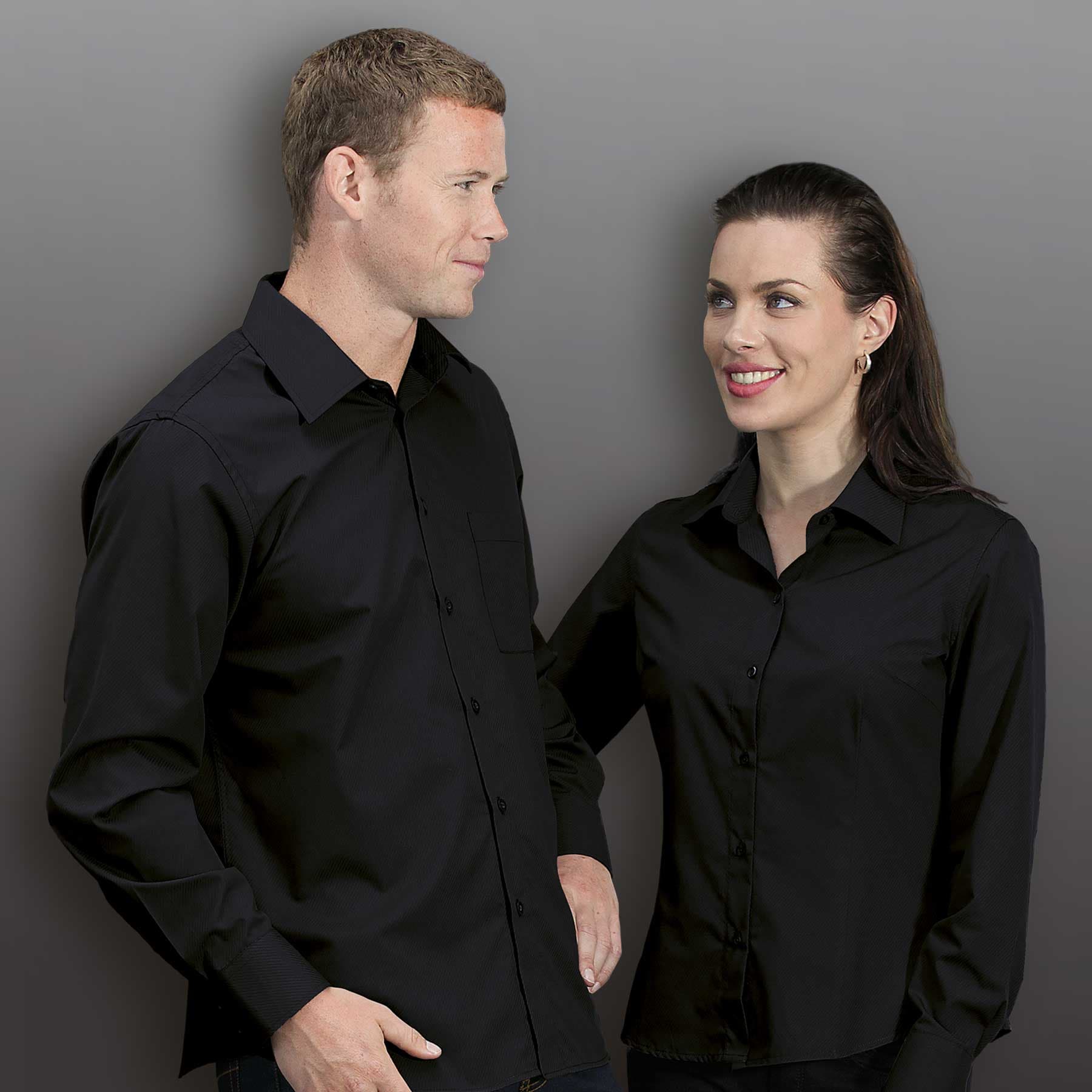 The Republic Long Sleeve Shirt - Mens — Black