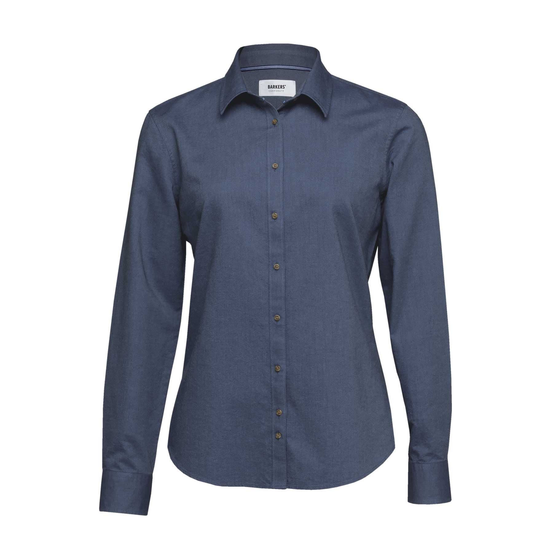 Barkers Corporate Brooklyn Shirt – Womens — Denim Marl