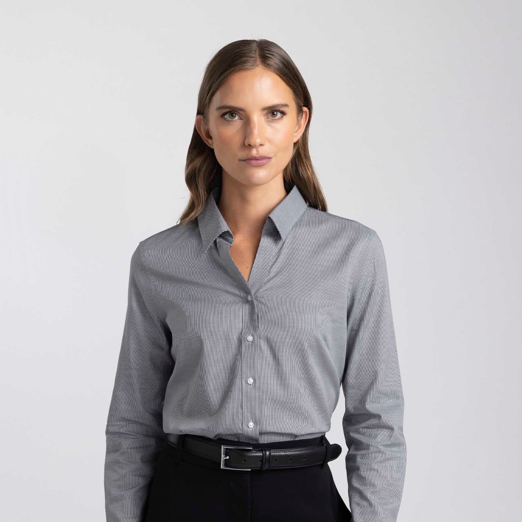 Barkers Corporate Norfolk Shirt – Womens — Grey