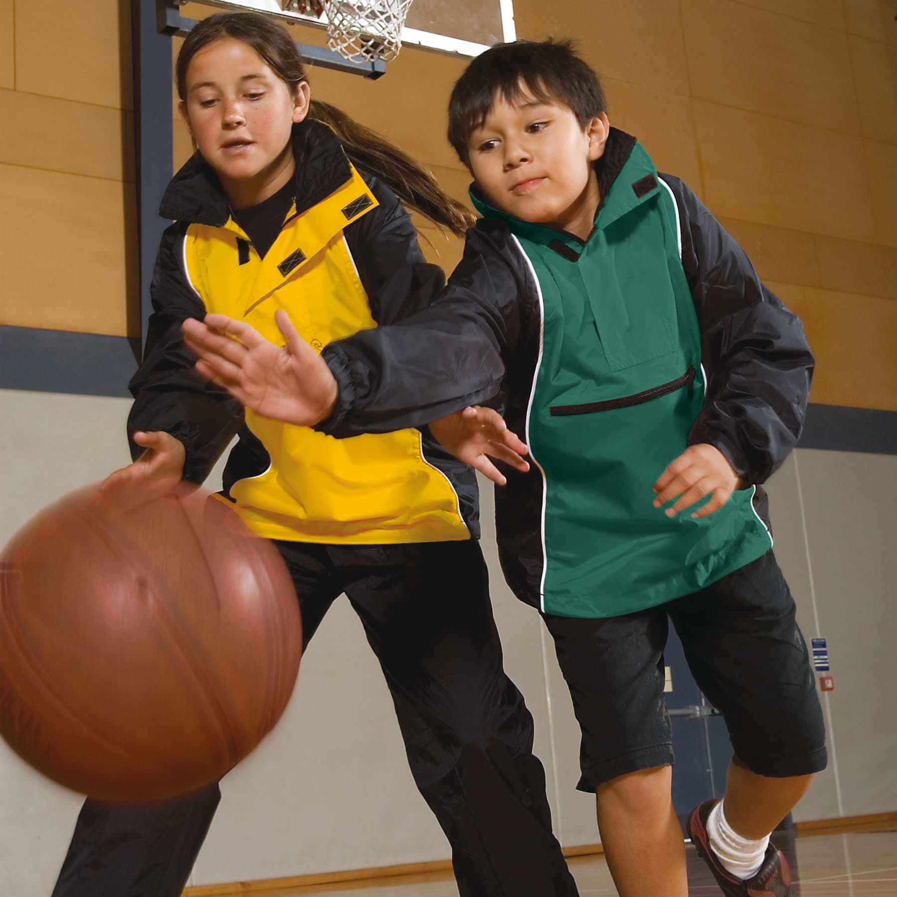 Youth Nylon Jac Pac — Black/Black/White