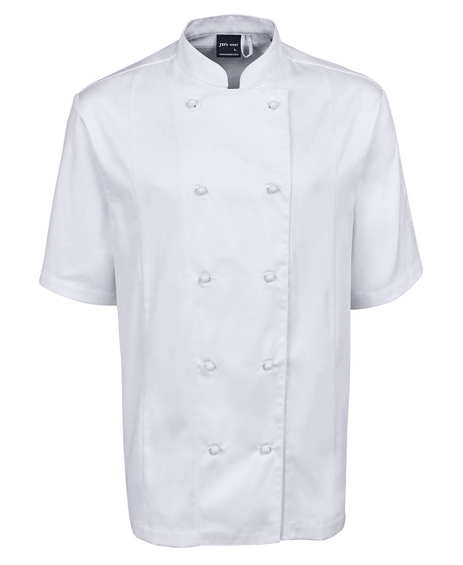 JB's S/S VENTED CHEF'S JACKET — White