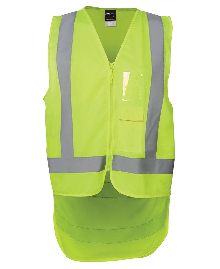 JB's HV ZIP DROP TAIL H PATTERN (D+N) VEST LIME -2XS — Lime