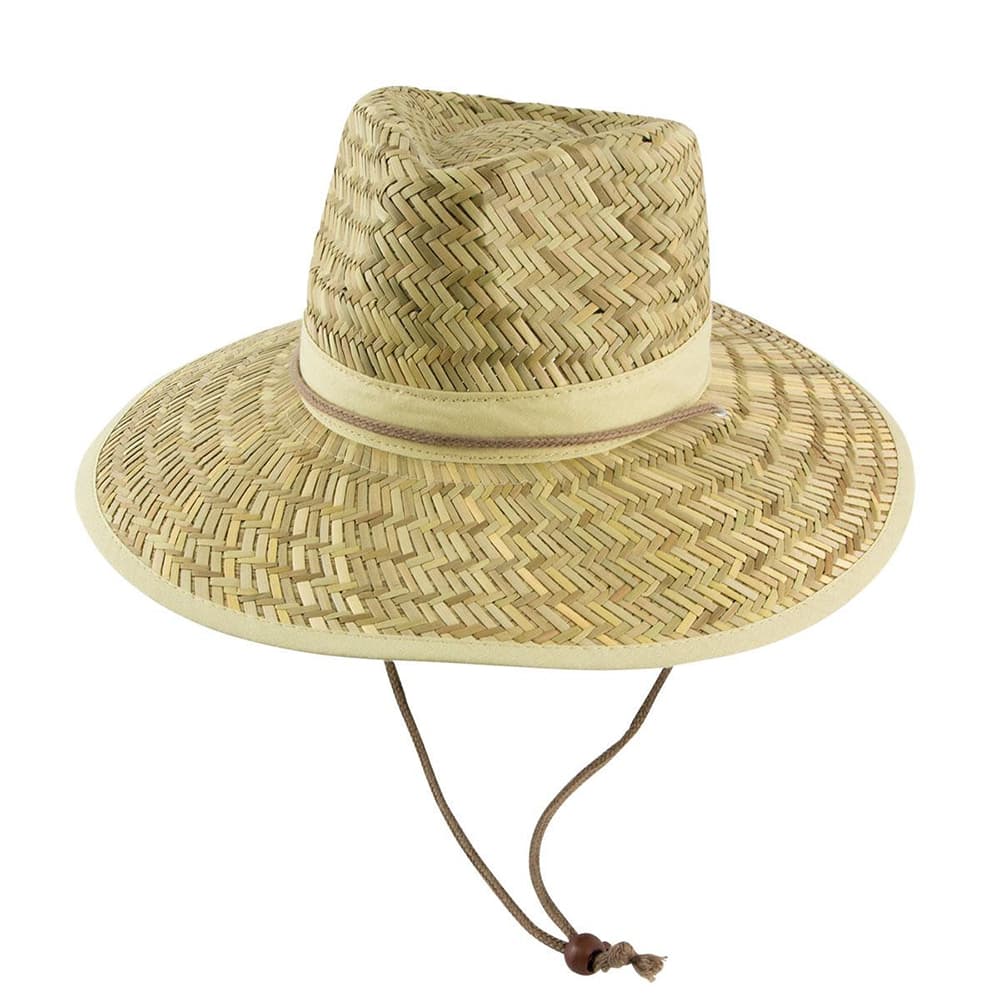 Straw Hat W/Toggle — Natural