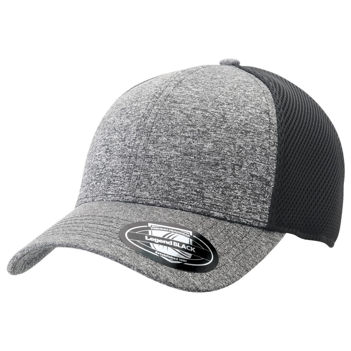PRO FIT CAP — Charcoal Heather,Black