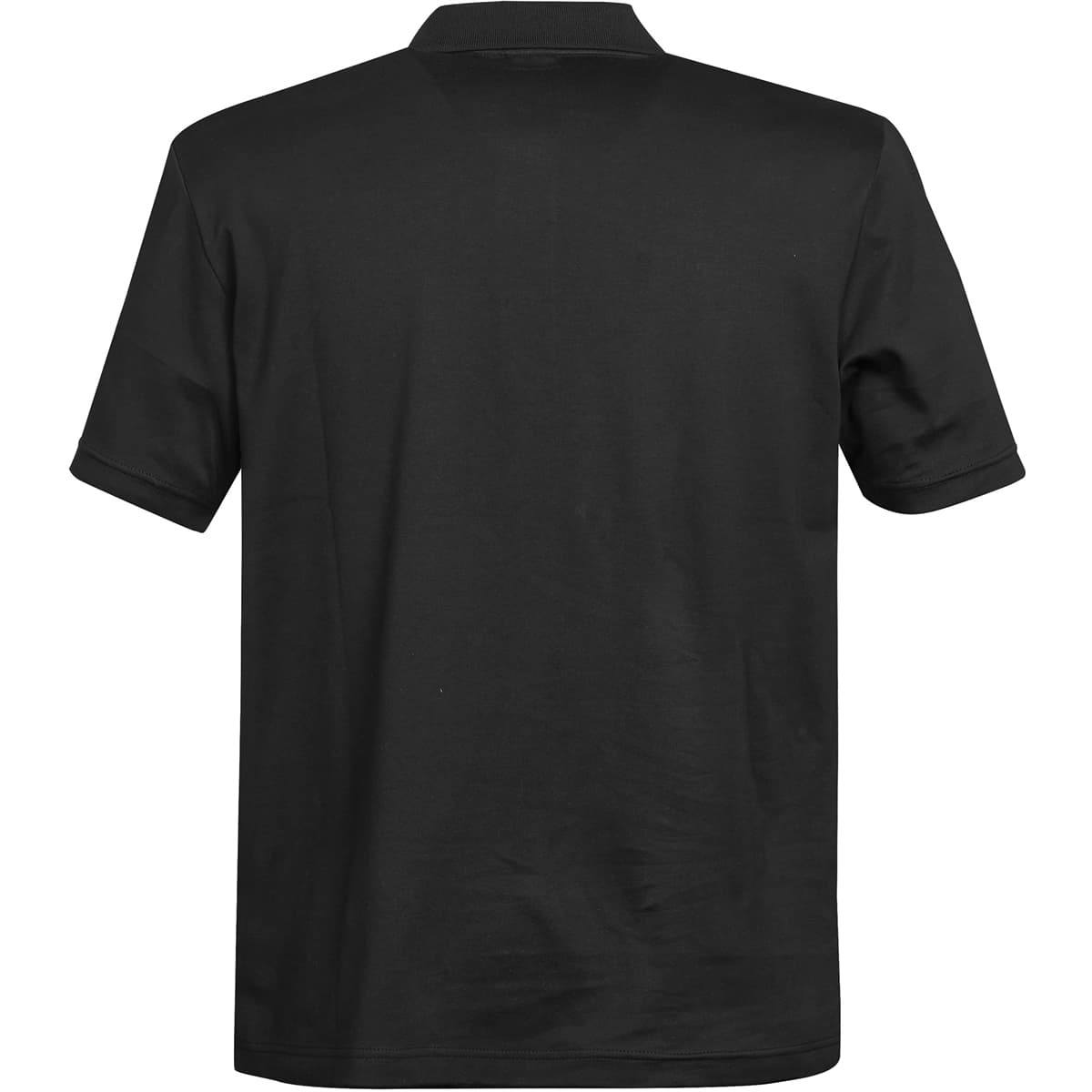 MENS OASIS LIQUID COTTON POLO BLACK-S — Black