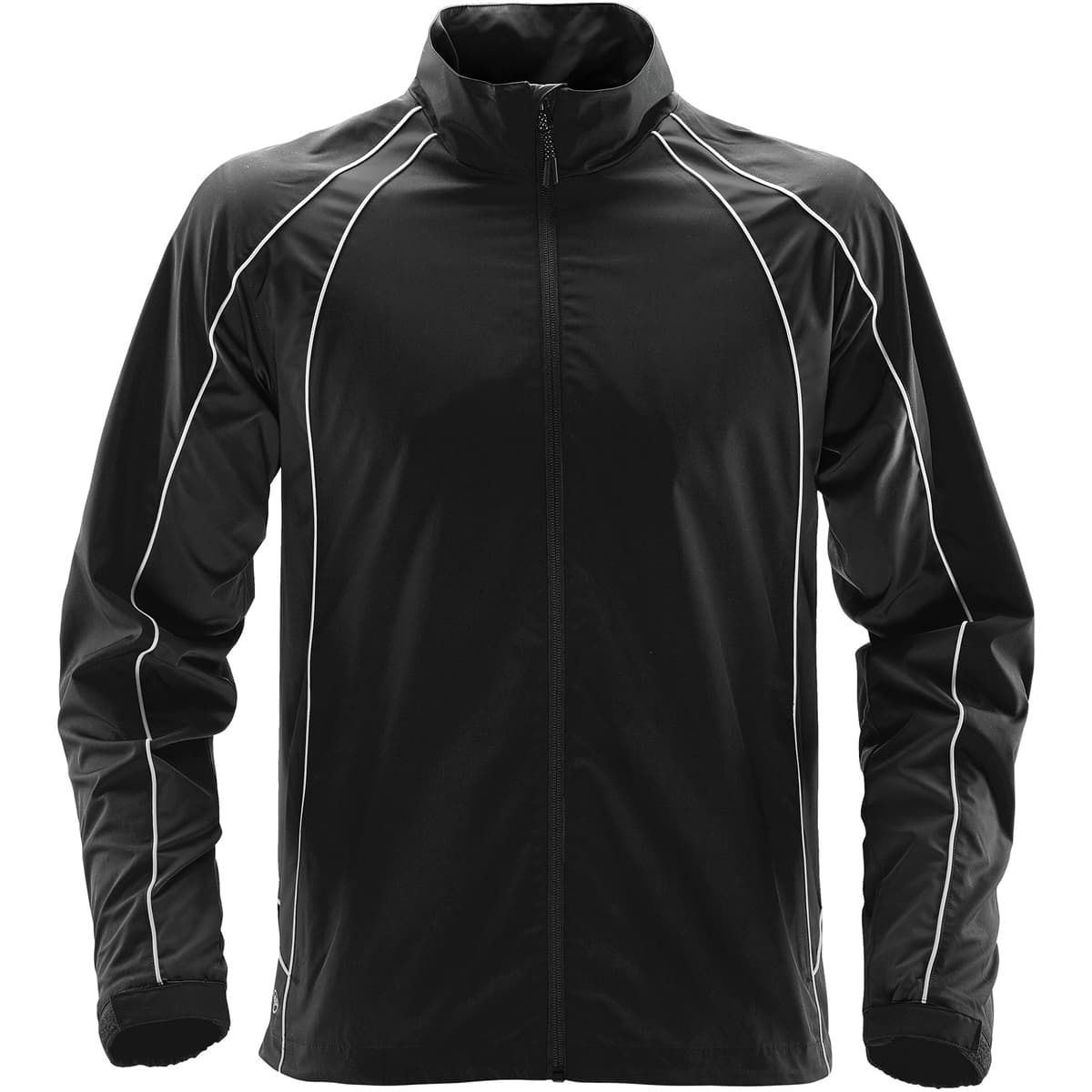 MEN'S WARRIOR TRAINING JACKET — Black,Black,White