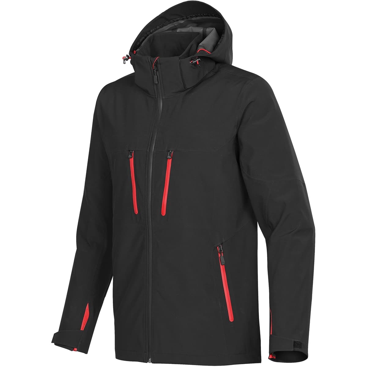 MENS PATROL SOFTSHELL — Black,Bright Royal