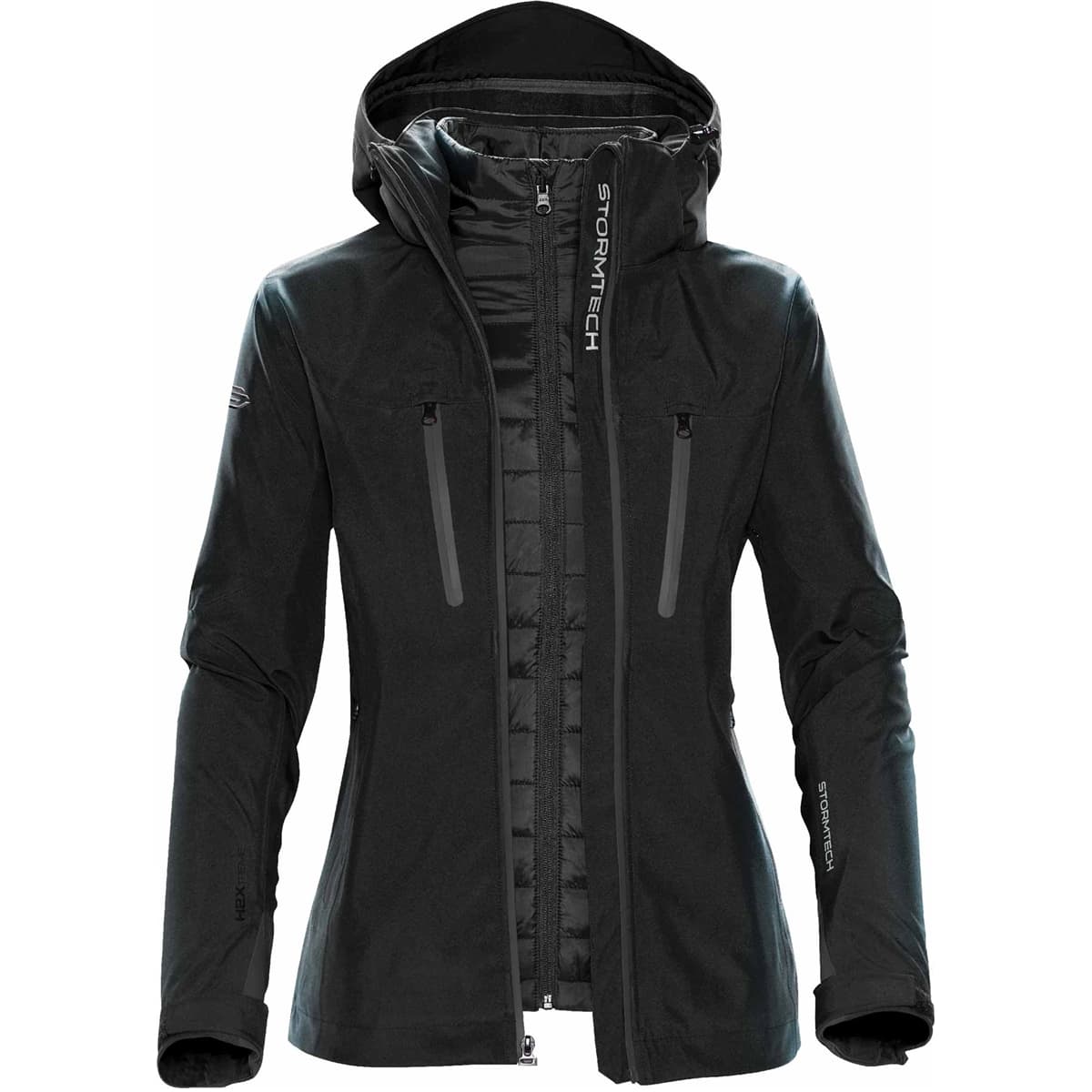 WOMEN'S MATRIX SYSTEM JACKET — Black,Carbon