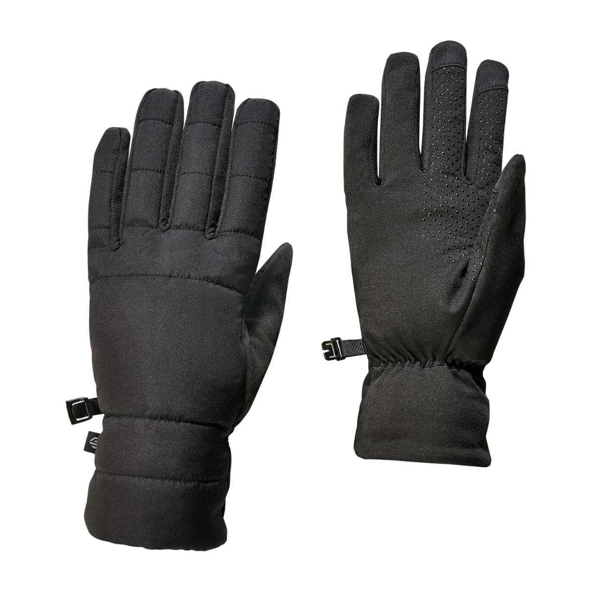 SIERRA QUILTED GLOVE — Black