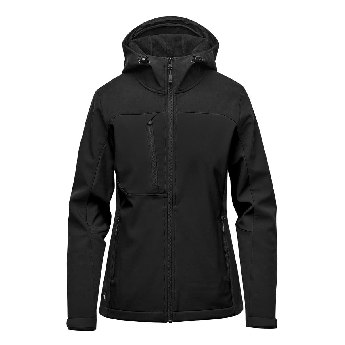 WOMENS CASCADES HOODY — Black,Black