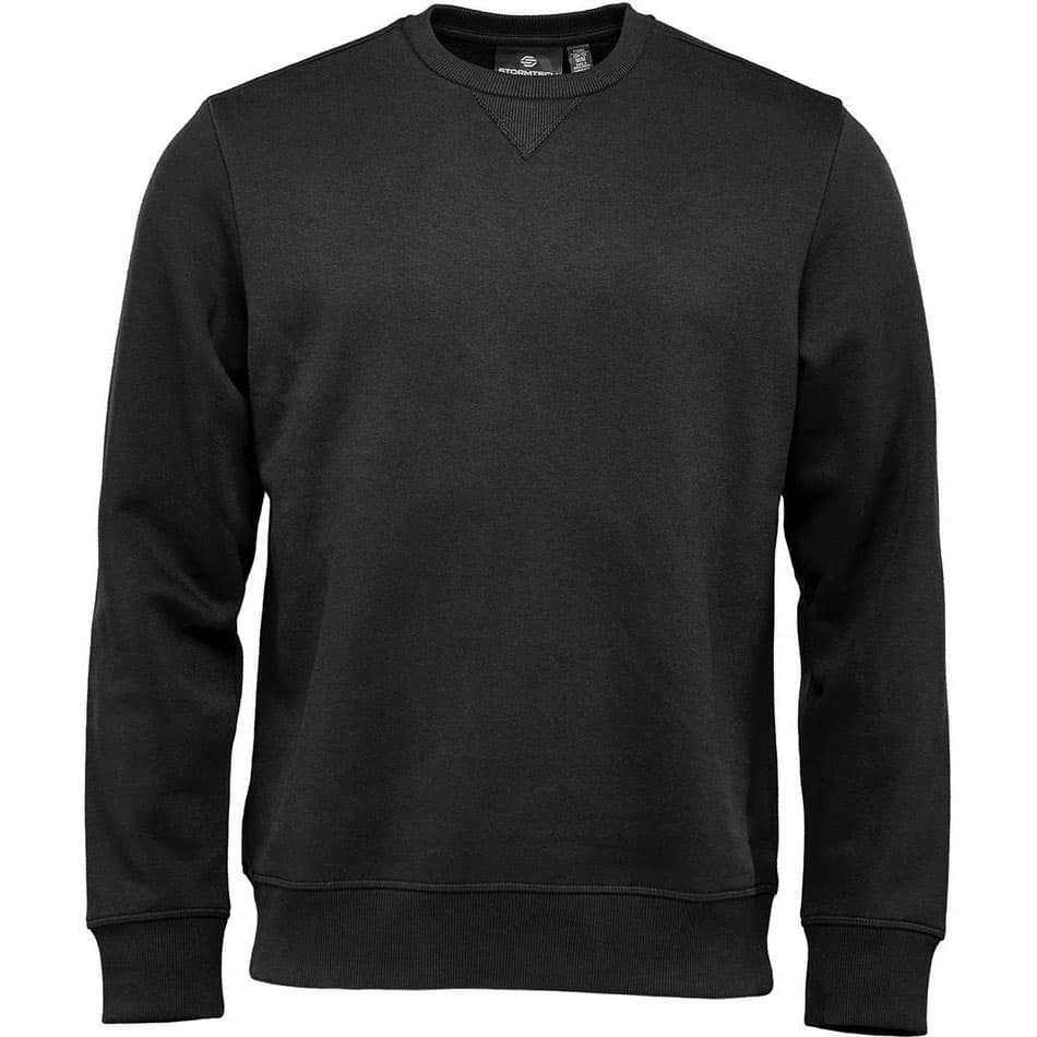 MENS YUKON CREW PULLOVER — Black