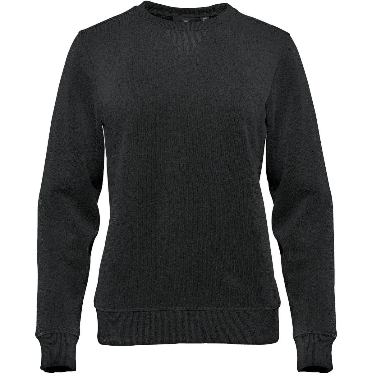 WOMENS YUKON CREW PULLOVER — Black