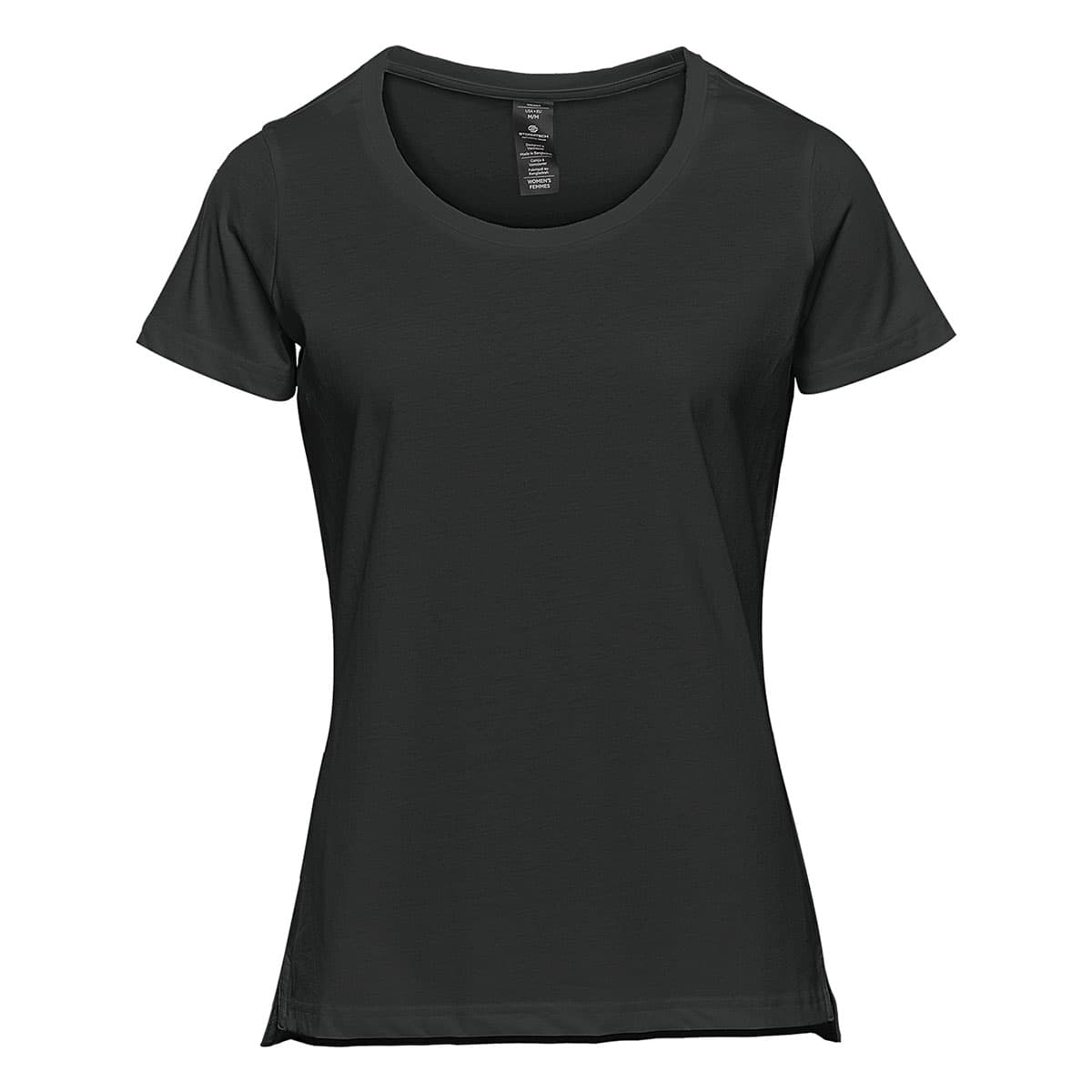 WOMENS EQUINOX S/S TEE — Black