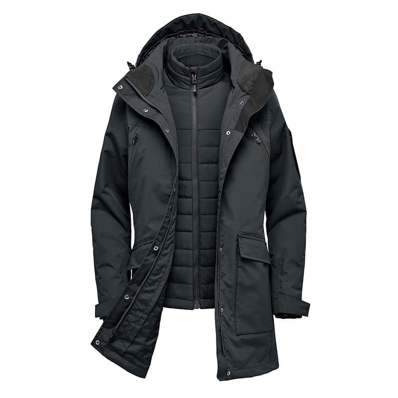 WOMEN'S FAIRBANKS 5 IN 1 JACKET — Black