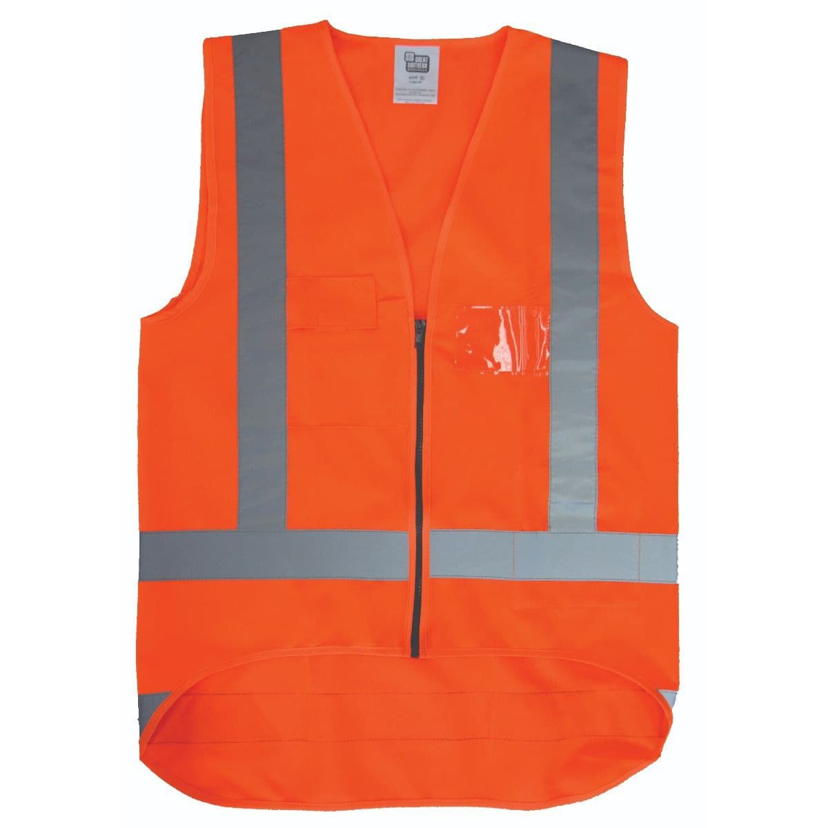HI VIZ UNISEX SAFETY VEST — Orange