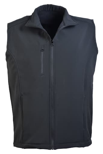 The Softshell Vest — Black