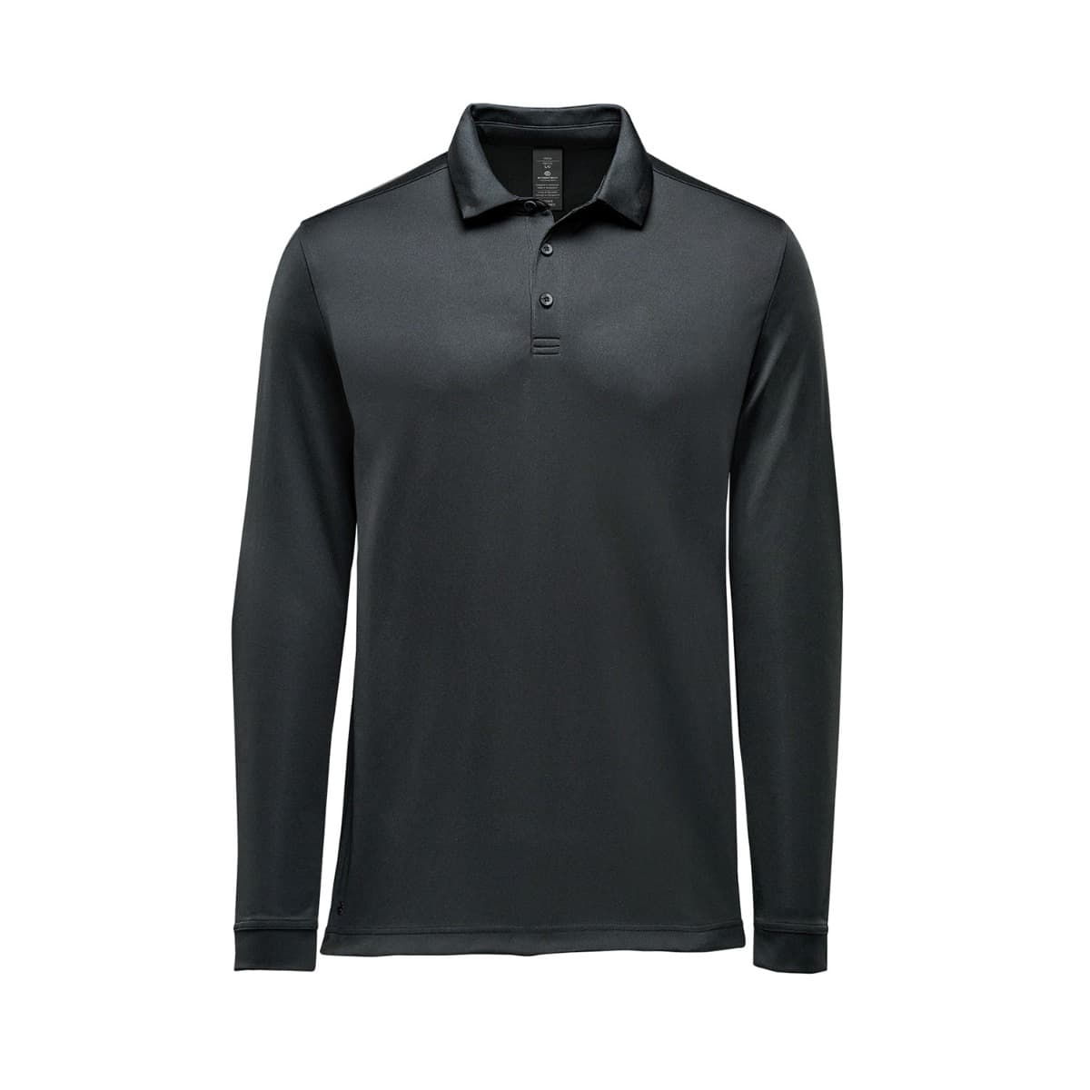 MENS MONTEREY L/S POLO — Black