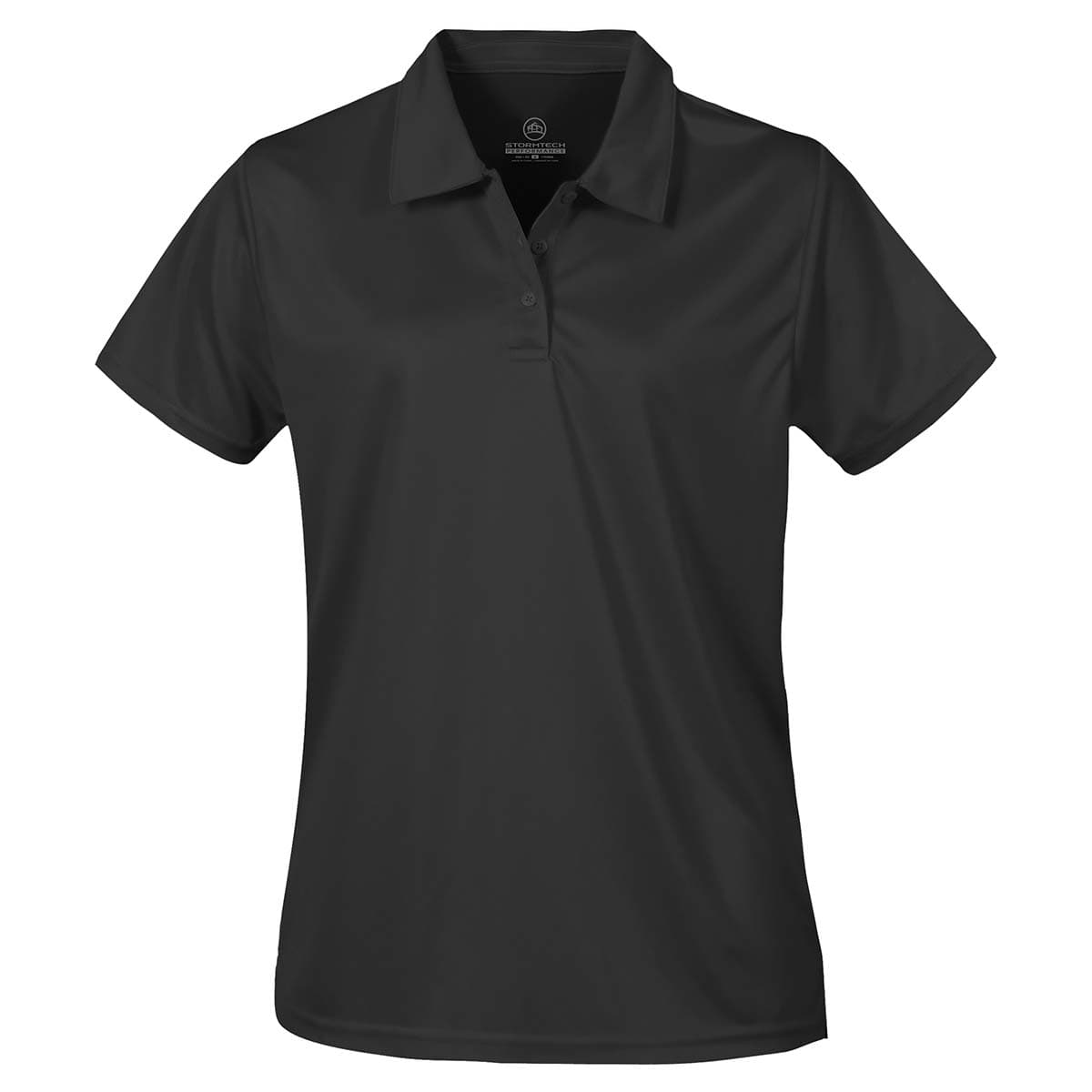 WOMENS APOLLO H2X-DRY POLO — Black
