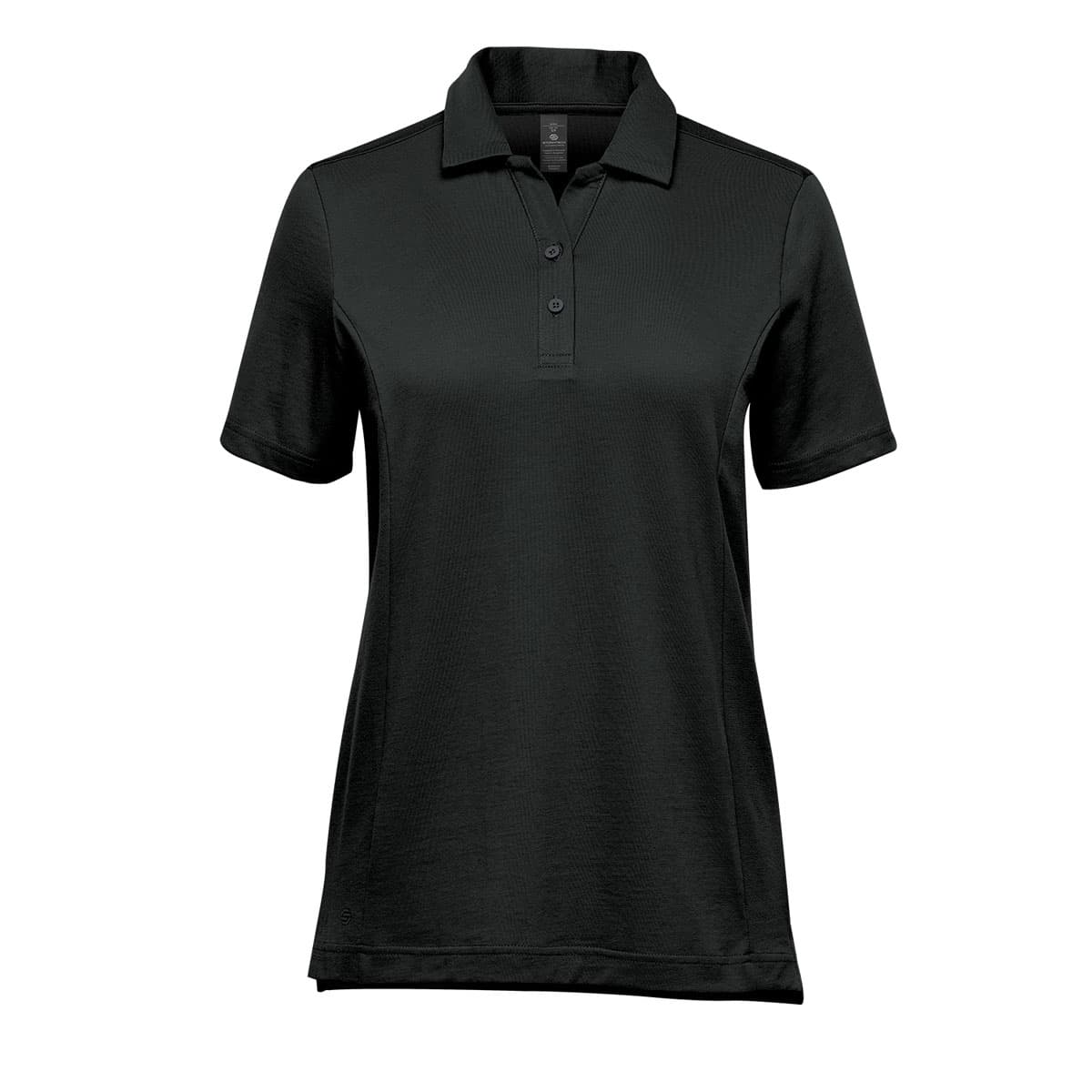 WOMEN'S NEVADA MICRO PIQUE POLO — Black