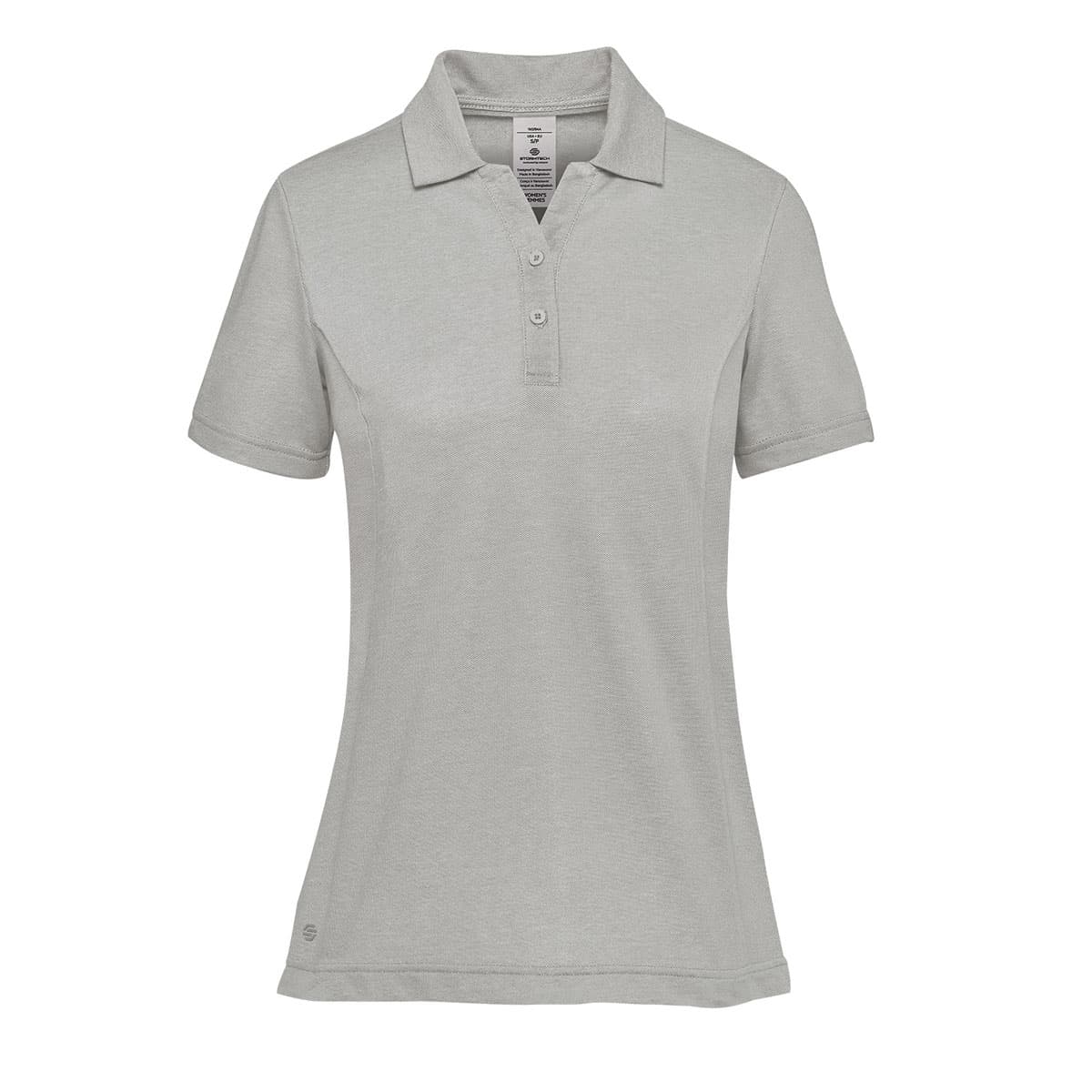 WOMEN'S SONORA S/S POLO — Ash Grey