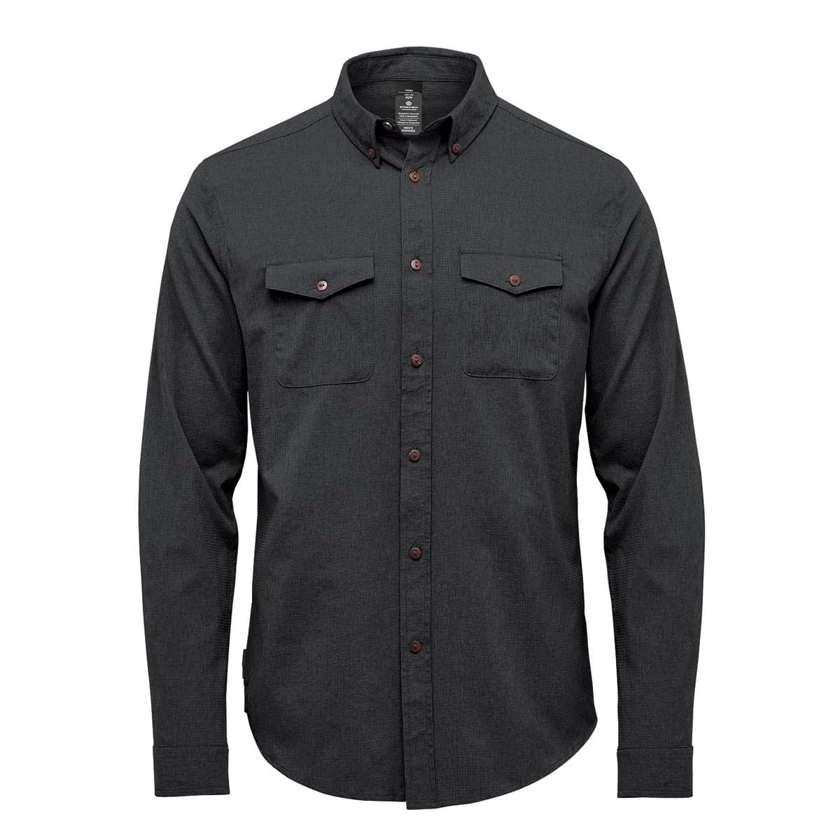 MENS AZORES L/S SHIRT — Black