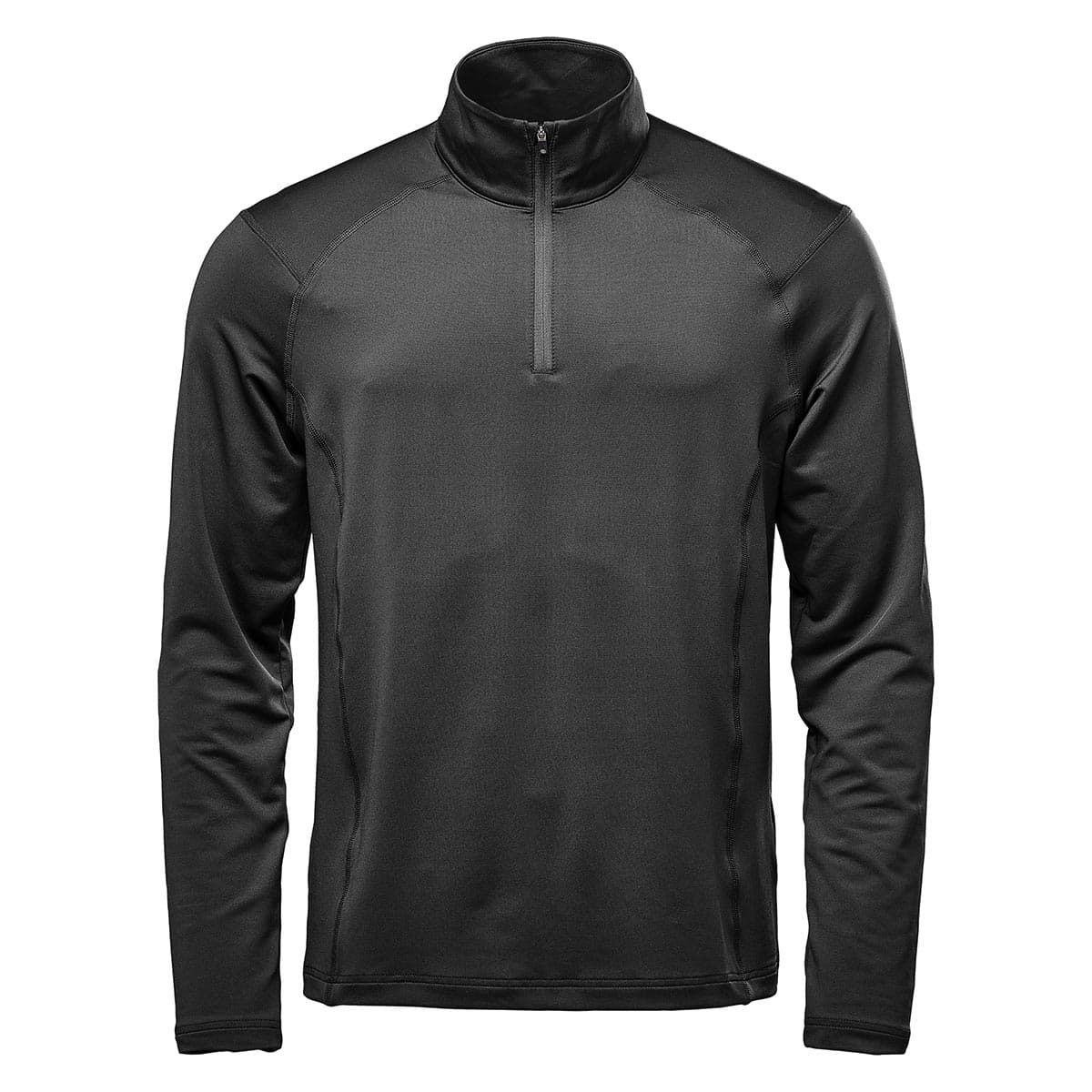 MENS AUGUSTA 1/4 ZIP LONG SLEEVE — Black