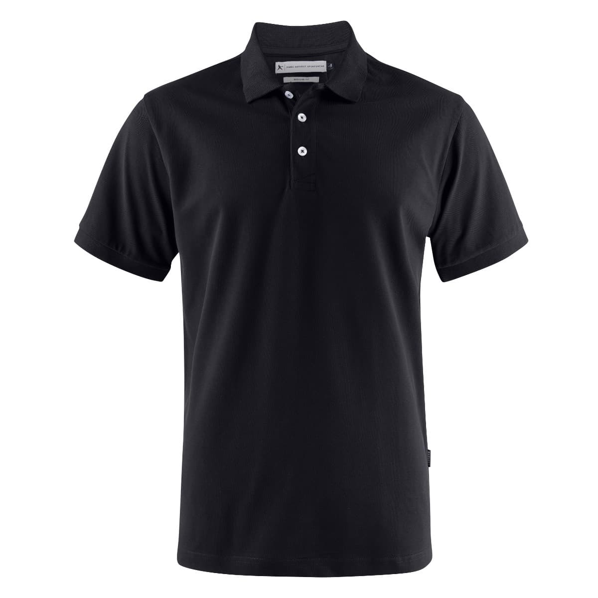 SUNSET MODERN MENS POLO — Black
