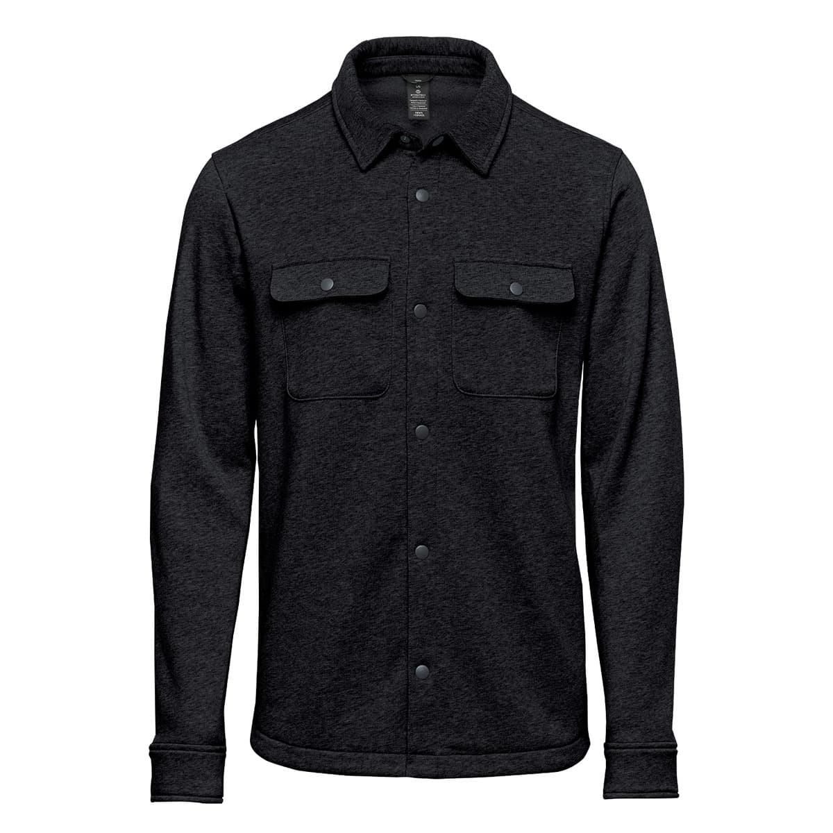 MENS MONASHEE FLEECE SHACKET — Black